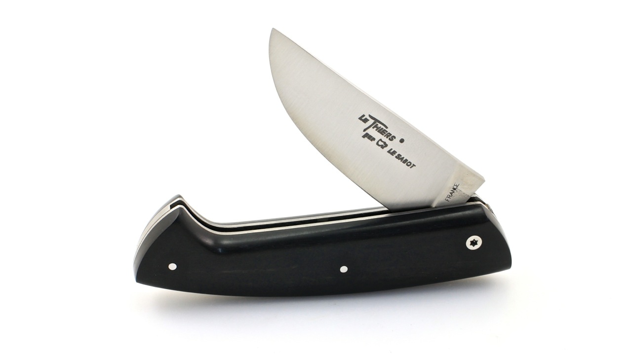 Thiers-Jagdmesser-2 AU SABOT Thiers Jagdmesser Ebenholz