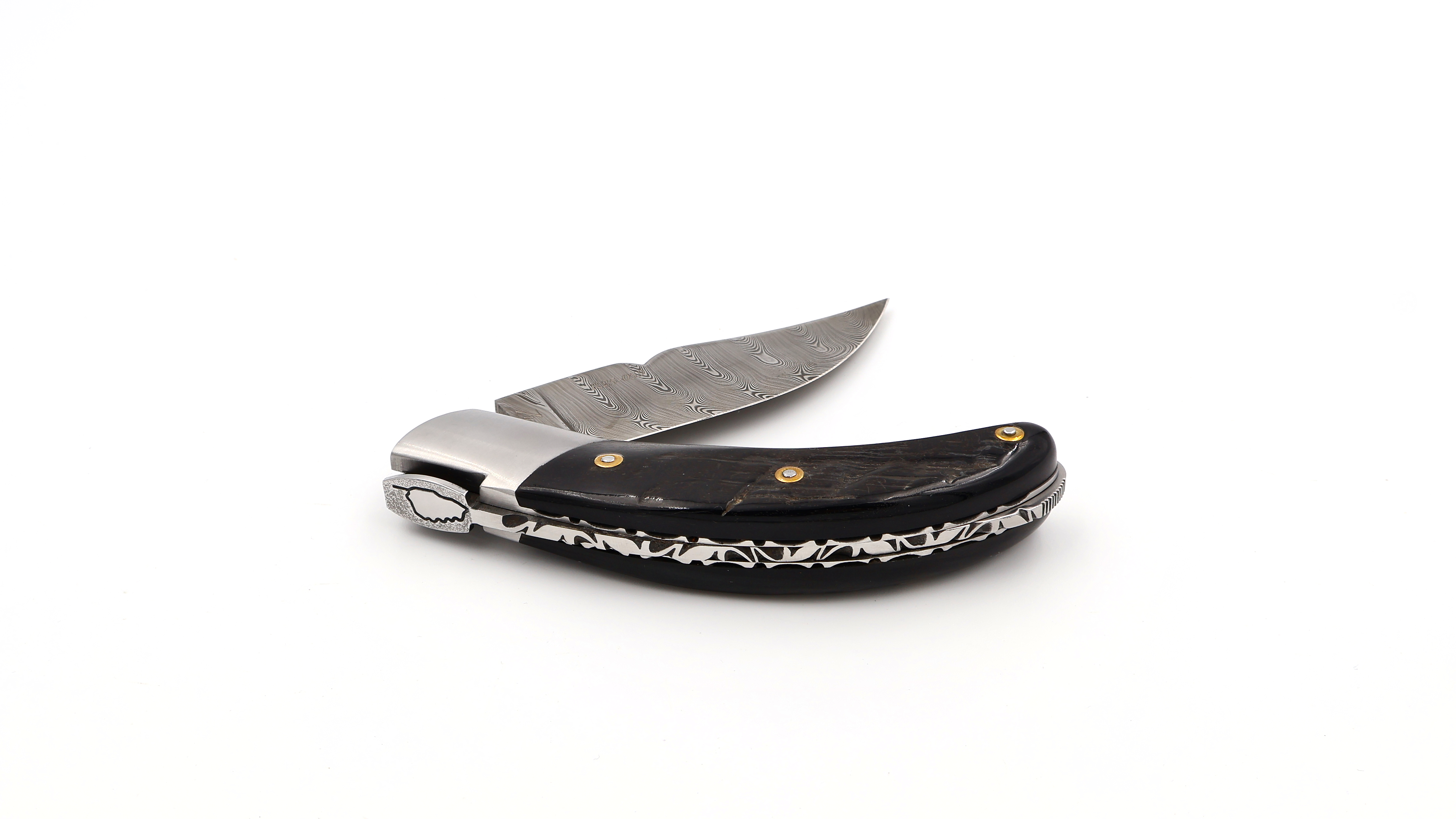 Fontenille Pataud RONDINARA guillochiert Widderhorn Twisted-Damast