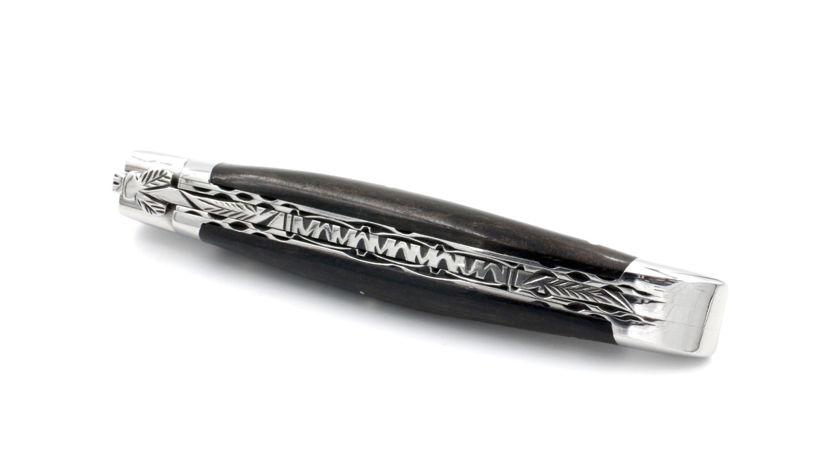 Laguiole en Aubrac Ebenholz Doppelplatine 12 cm
