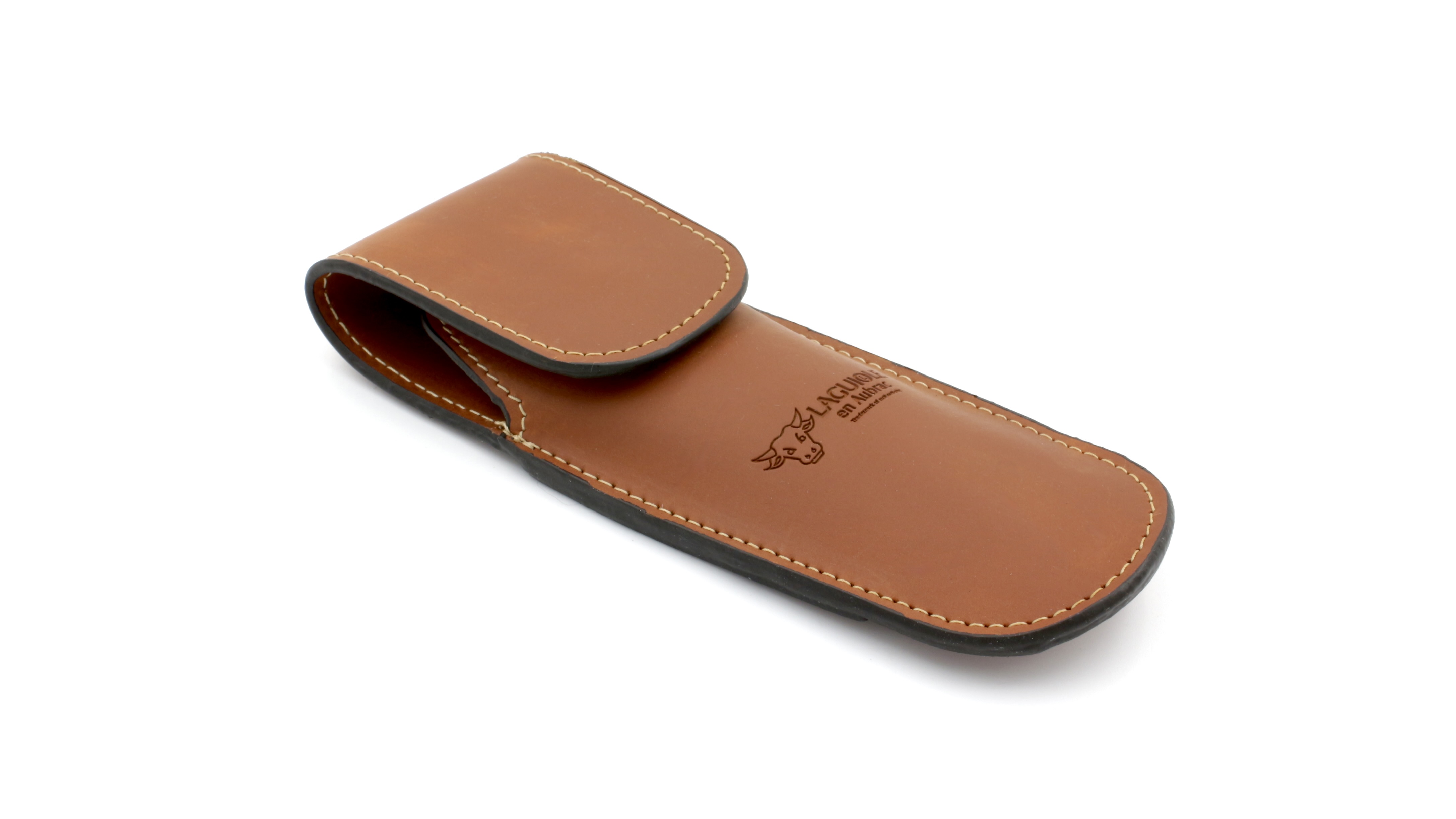 LAGUIOLE en Aubrac Etui Gürteletui 14 cm Leder braun