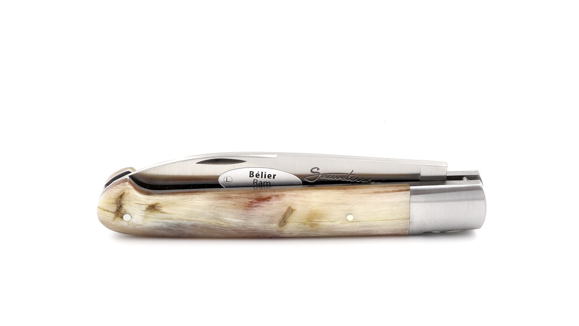 Sauveterre Messer Widderhorn guillochiert 11 cm