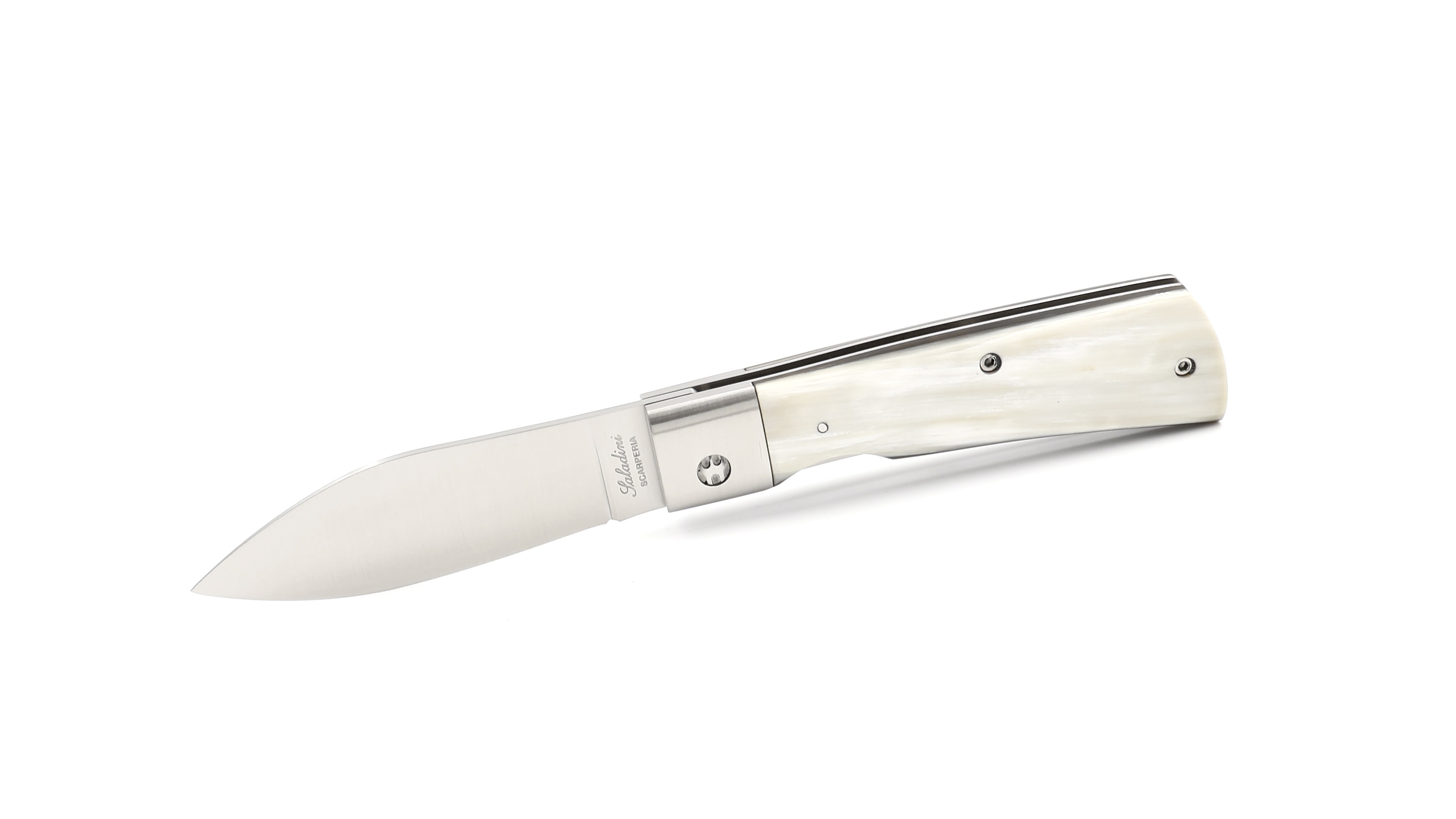 Saladini knife MUGELLANO linerlock ox horn