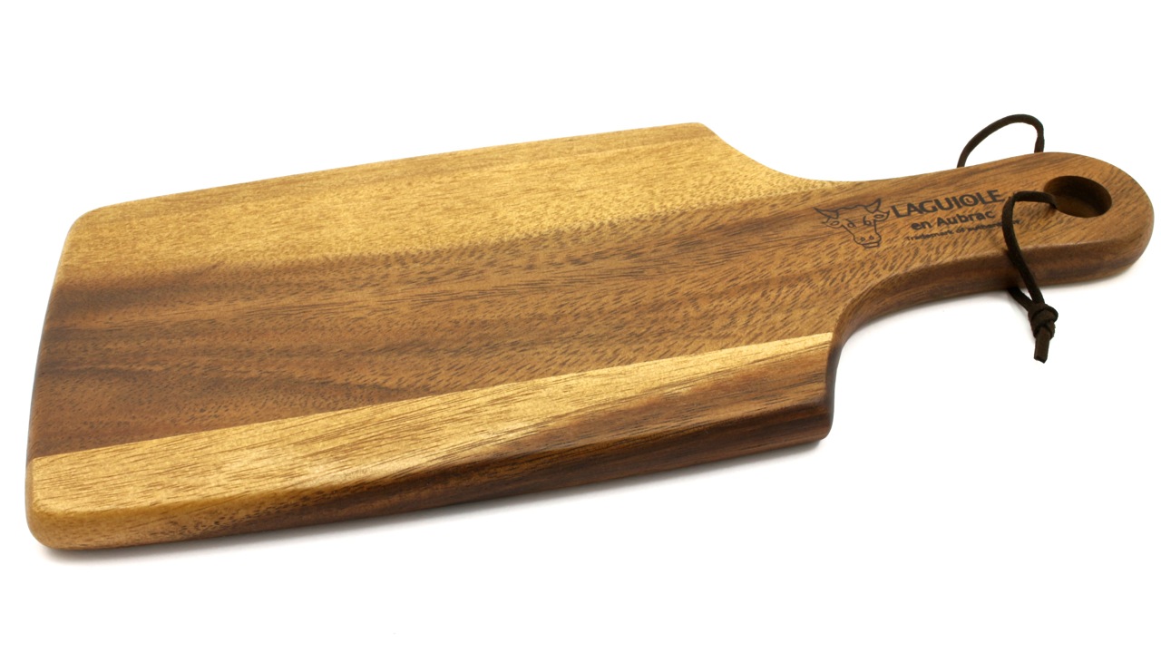 Laguiole en Aubrac small acacia cutting board 34 x 14 x 1,5 cm