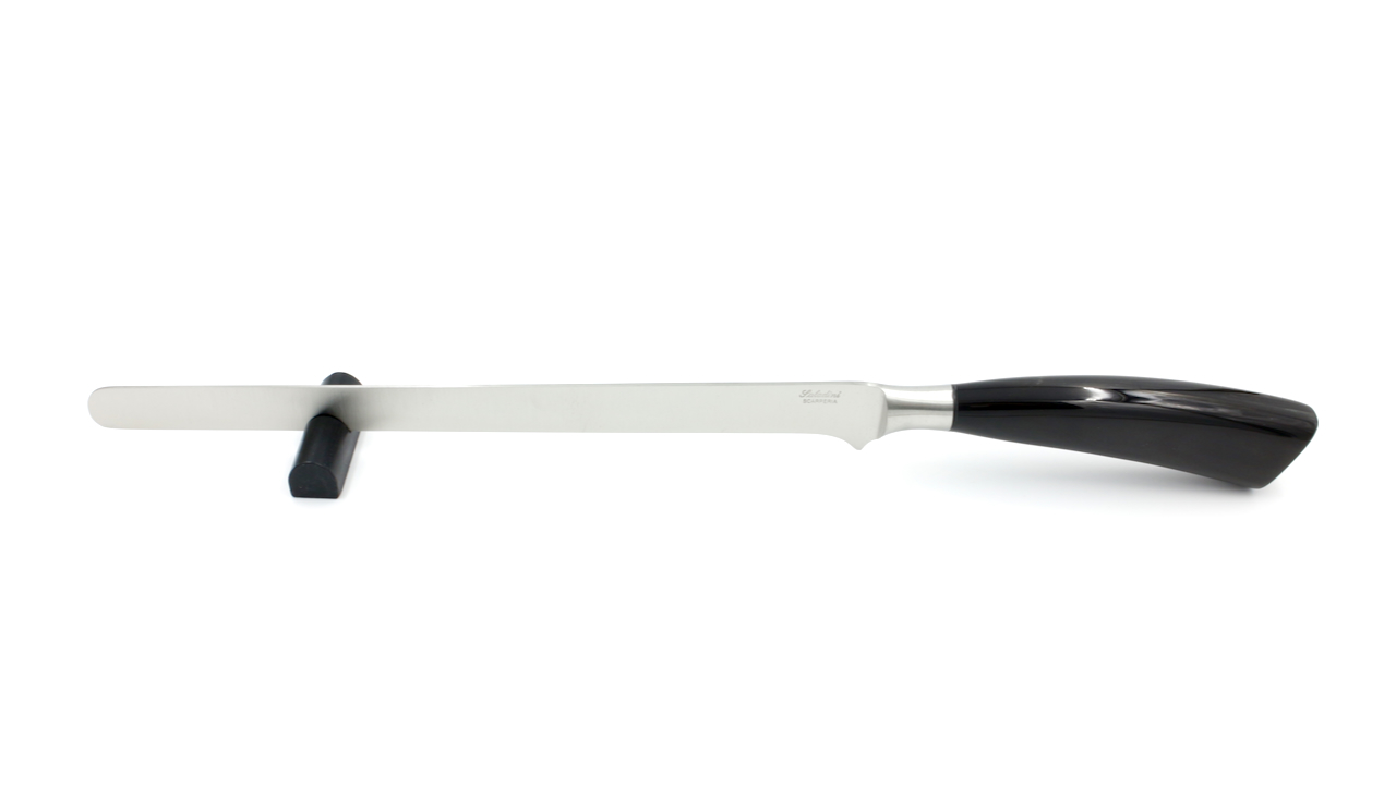 Saladini ham knife buffalohorn wood 26,5 cm 