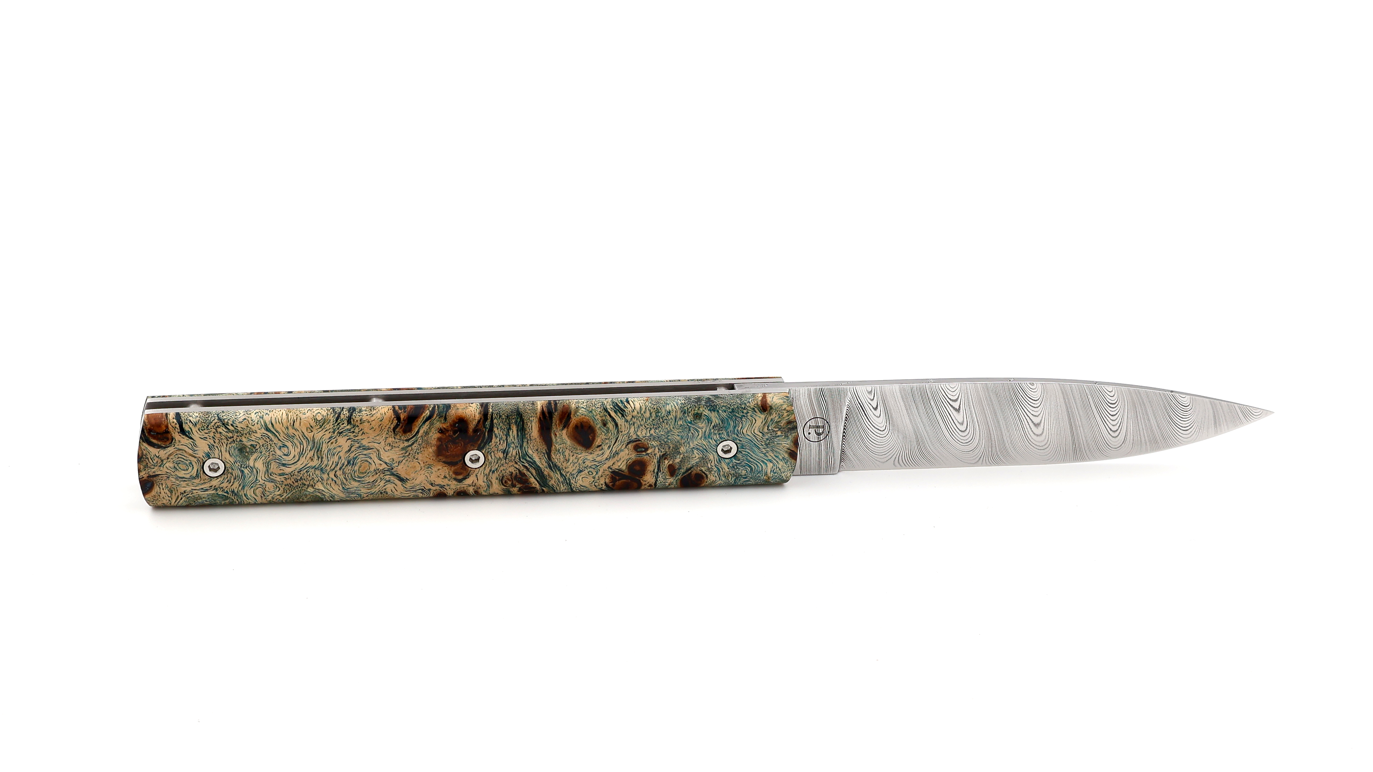 PERCEVAL Le Francais special edition damascus poplar burlwood