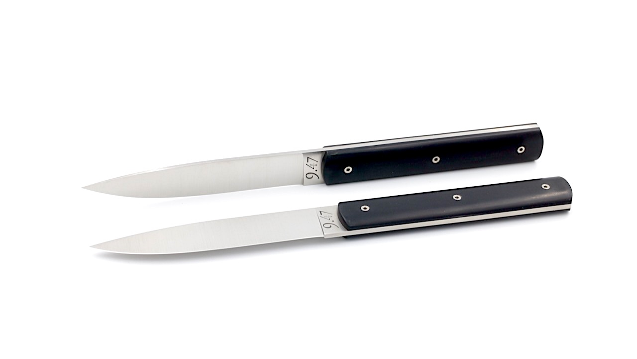 PERCEVAL 9.47 Steak knives black set of 4 or set of 2