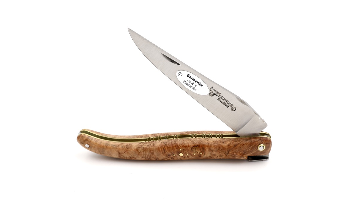 Laguiole en Aubrac Laguiole UNIQUE PIECE  juniper burlwood 12 cm