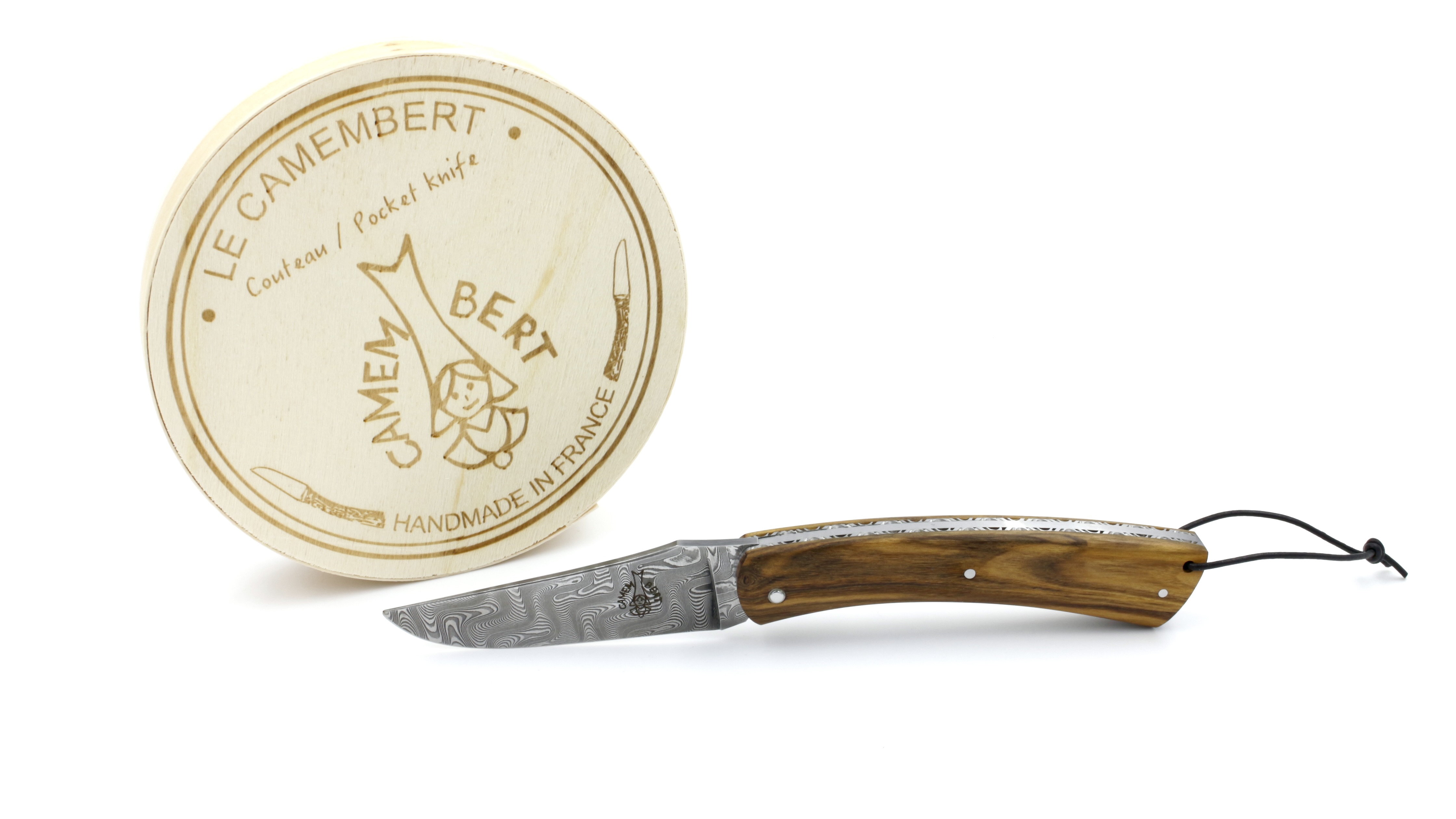 Laguiole en Aubrac Le CAMEMBERT guillochiert Pistazie DSC Carbondamast