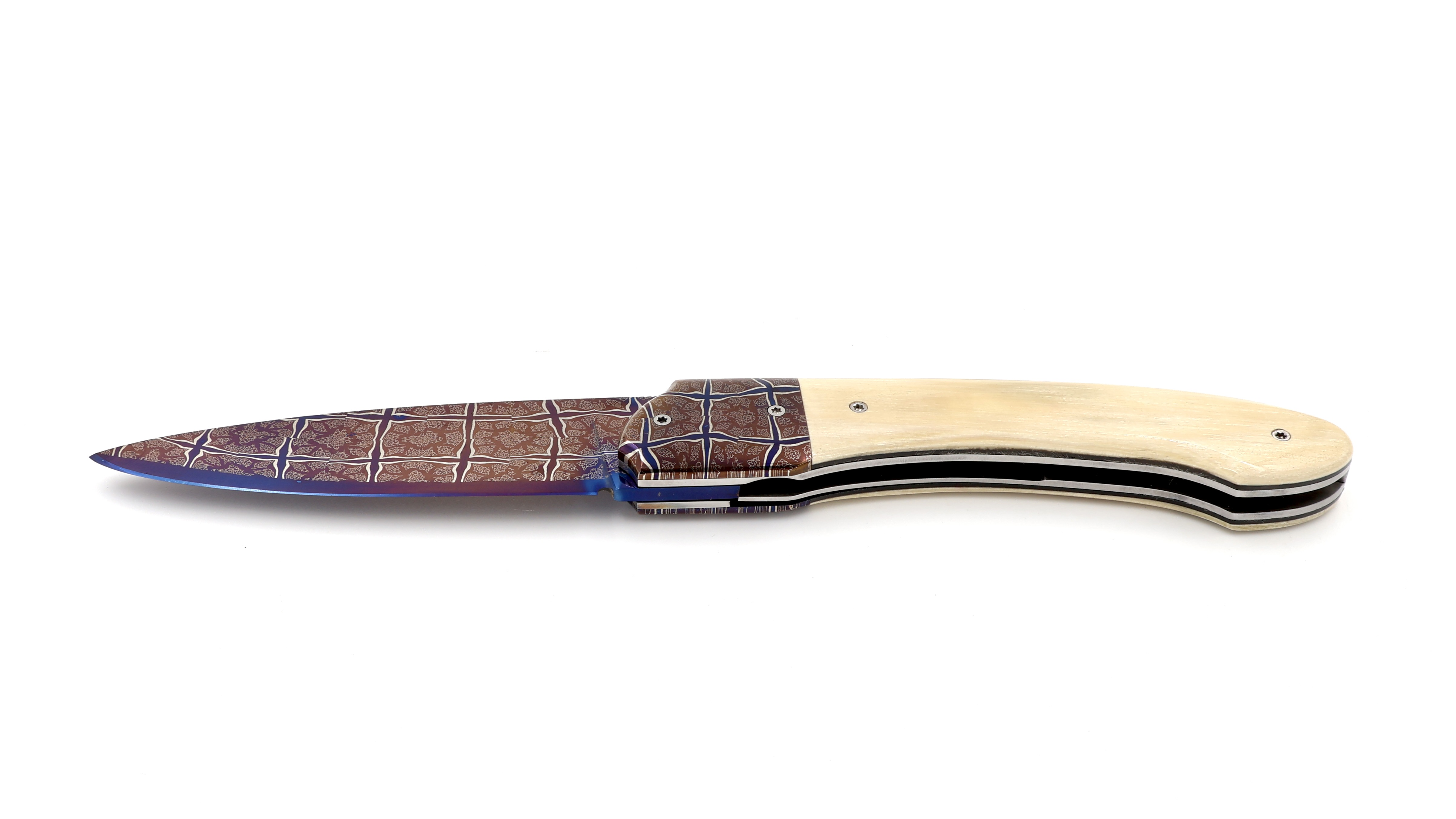Philippe Soeuvre le Vault de lugny mammoth ivory mosaic damaskus blade