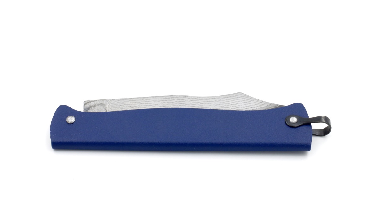 Cognet DOUK-DOUK knife 11 cm TAKEFU VG10 damascus sapphire blue