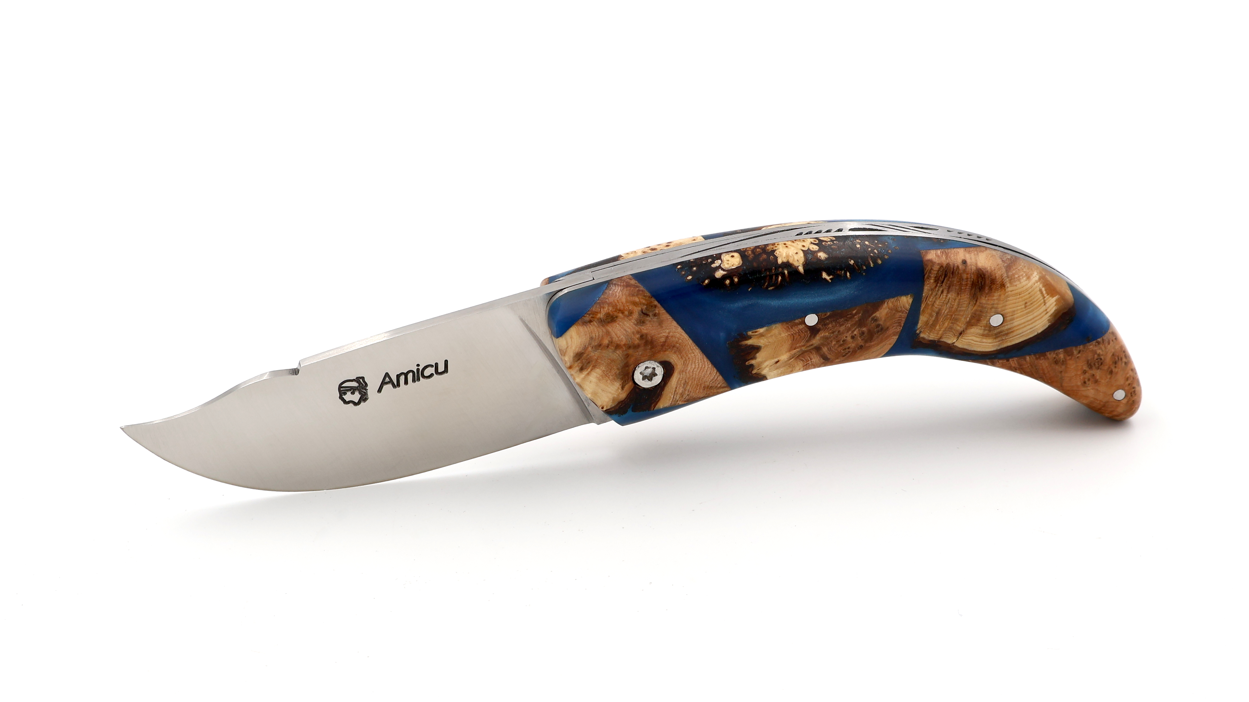 AU SABOT AMICU HYBRID corsican shepherd knife juniper 11 cm