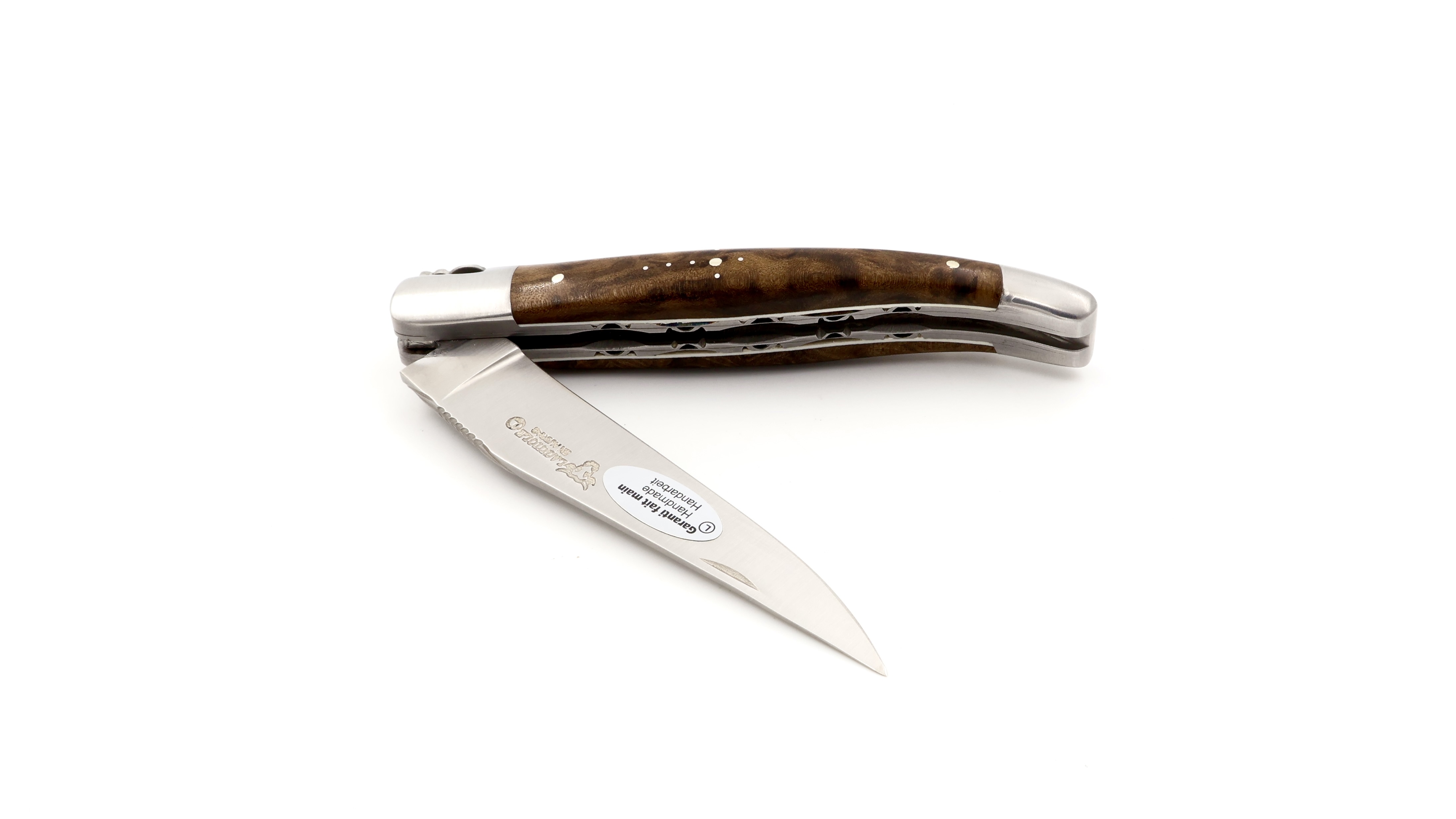 Laguiole en Aubrac Lorbeerholz Doppelplatine 12 cm