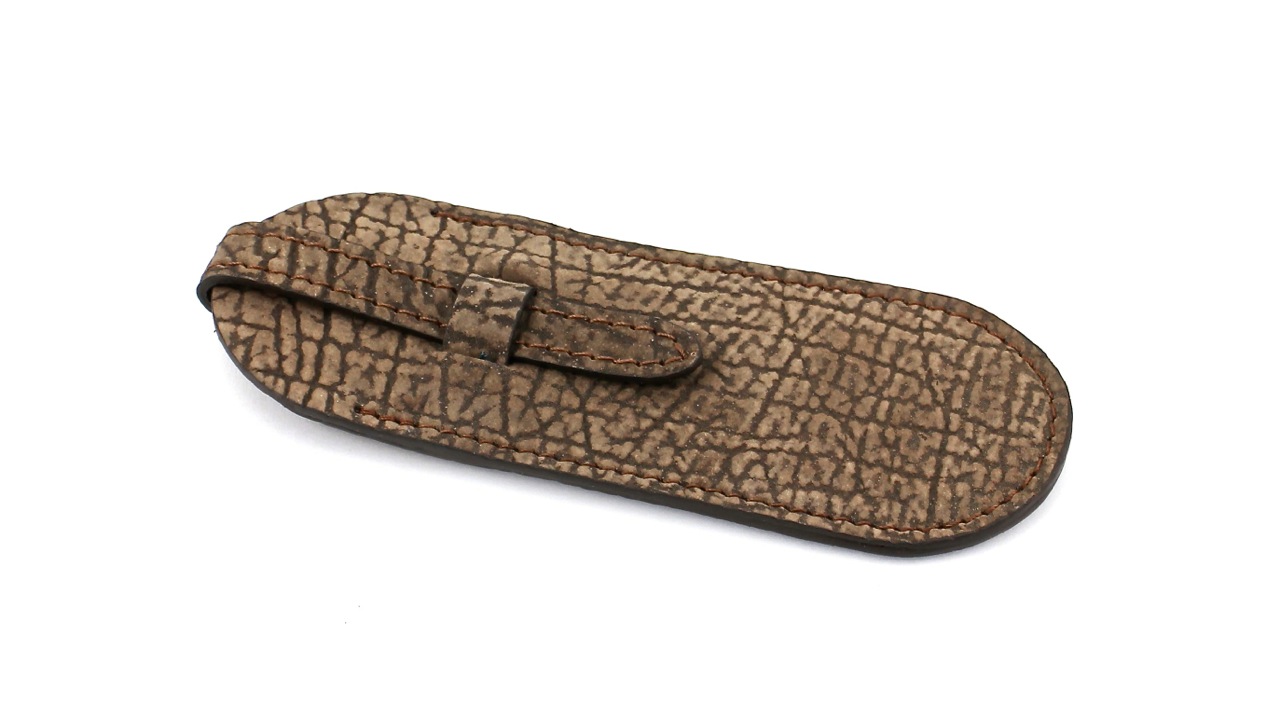 Patte-HAi Max Capdebarthes Haifischleder Poche Patte