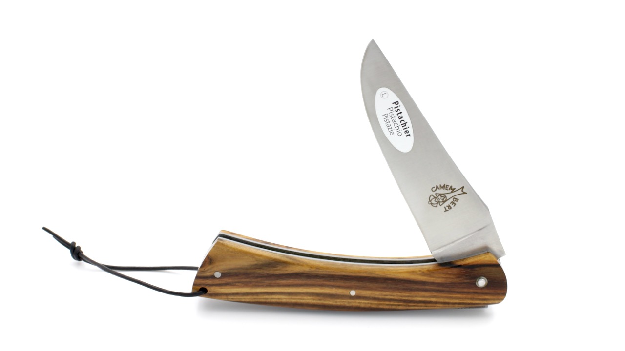 Laguiole en Aubrac CAMEMBERT knife pistazio