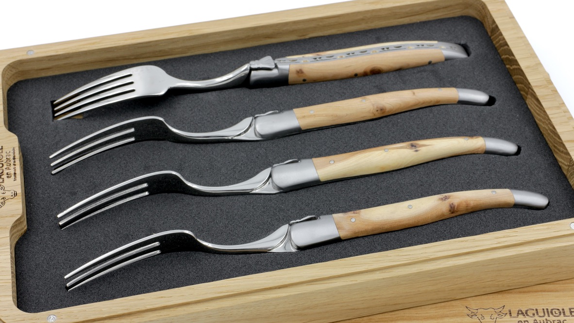 Laguiole en Aubrac Laguiole forks Juniper
