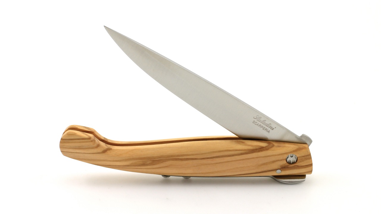 Saladini knife SARACCA romagnola 23,5 cm olive