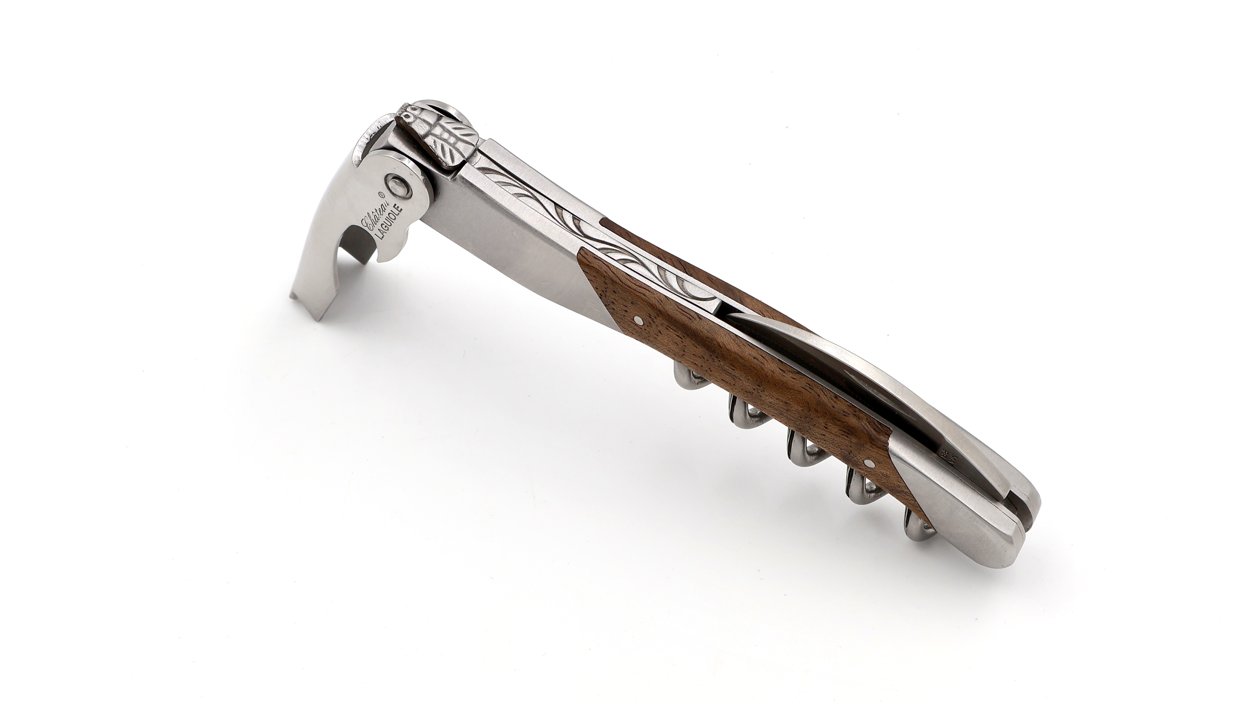 Château Laguiole wine opener GRAND CRU walnut burl wood