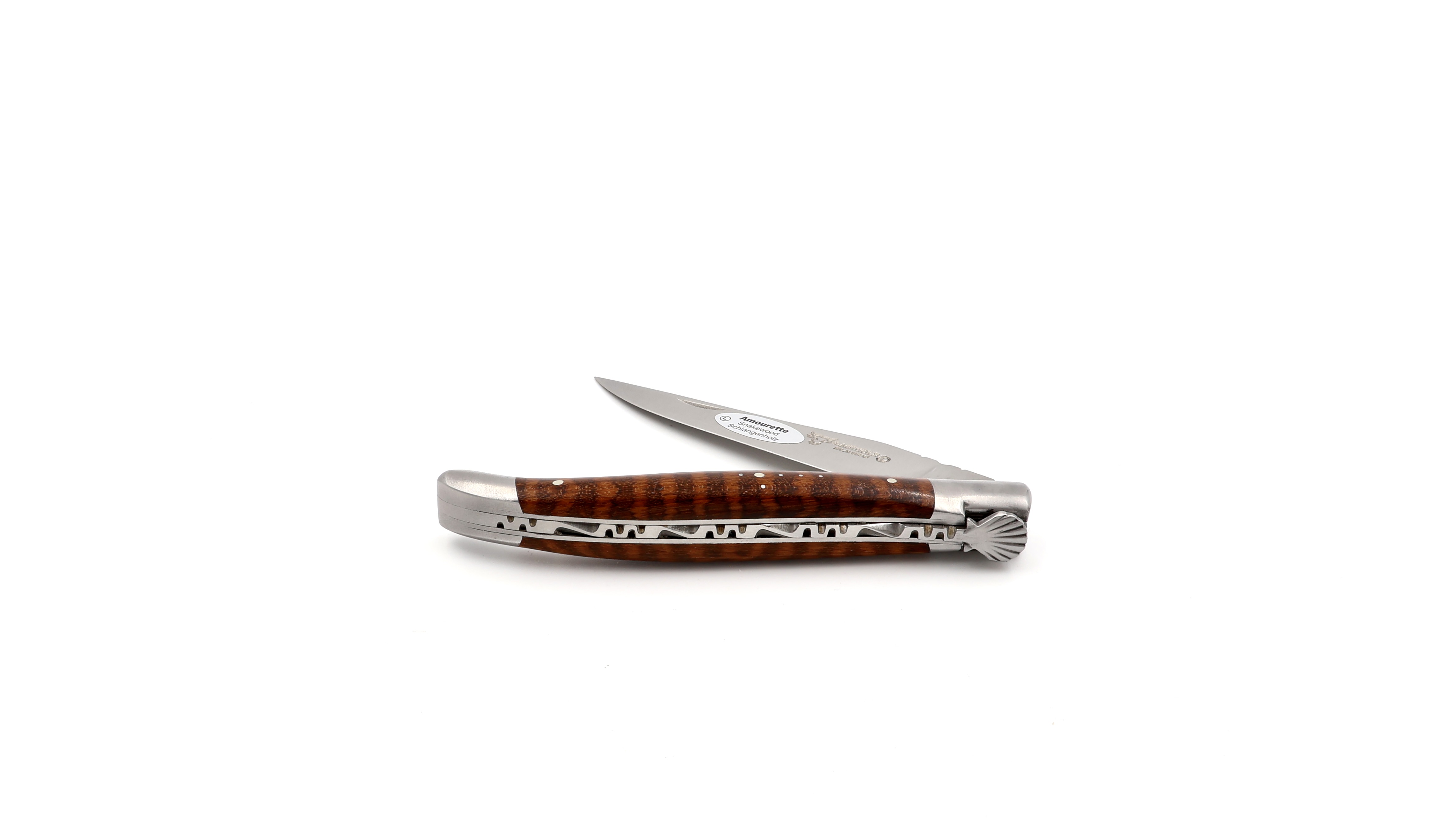 Laguiole en Aubrac Jakobsmuschel Amourette/Schlangenholz 12 cm 