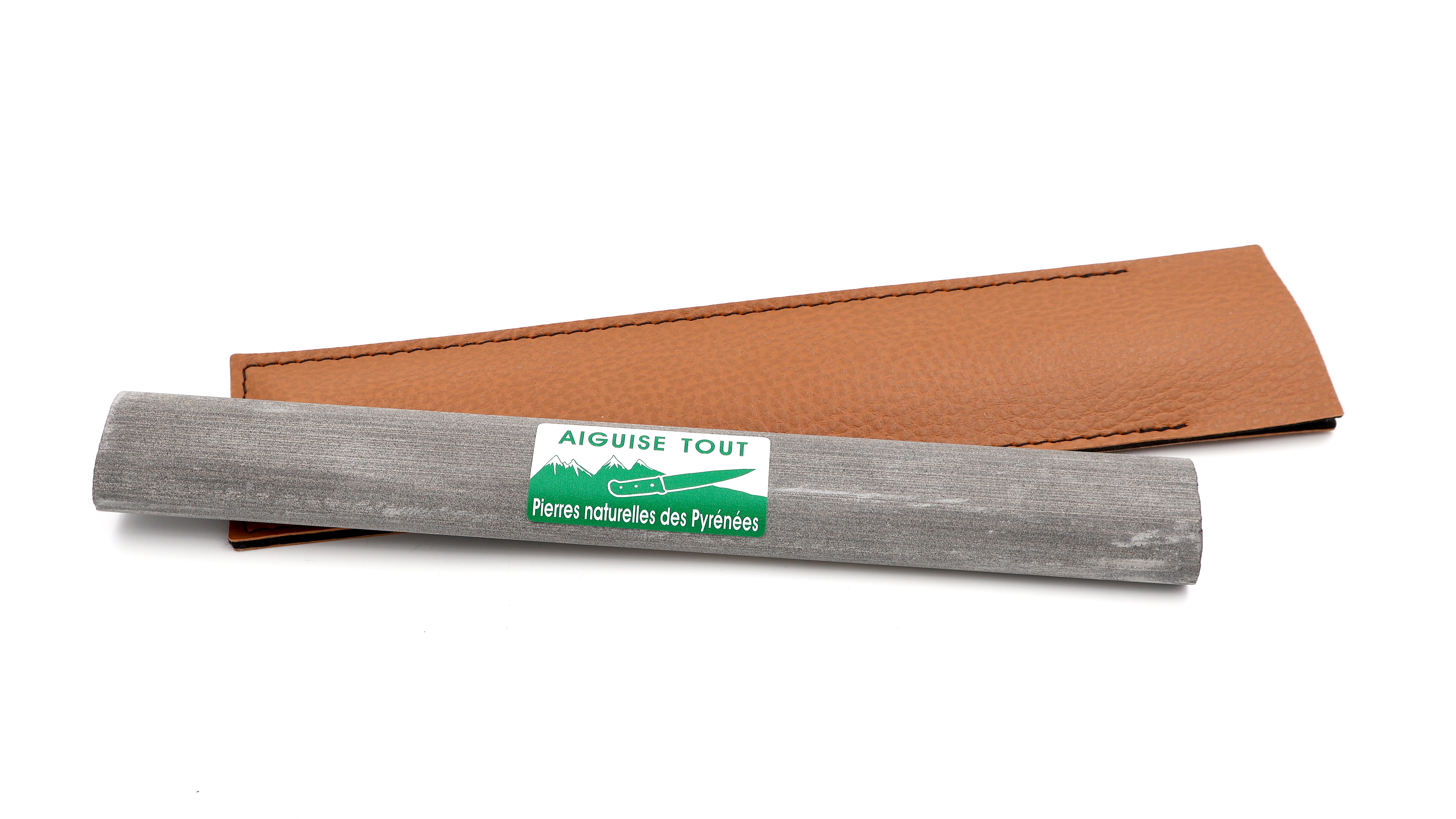 Natural grindstone including case brown 230 x 25 mm