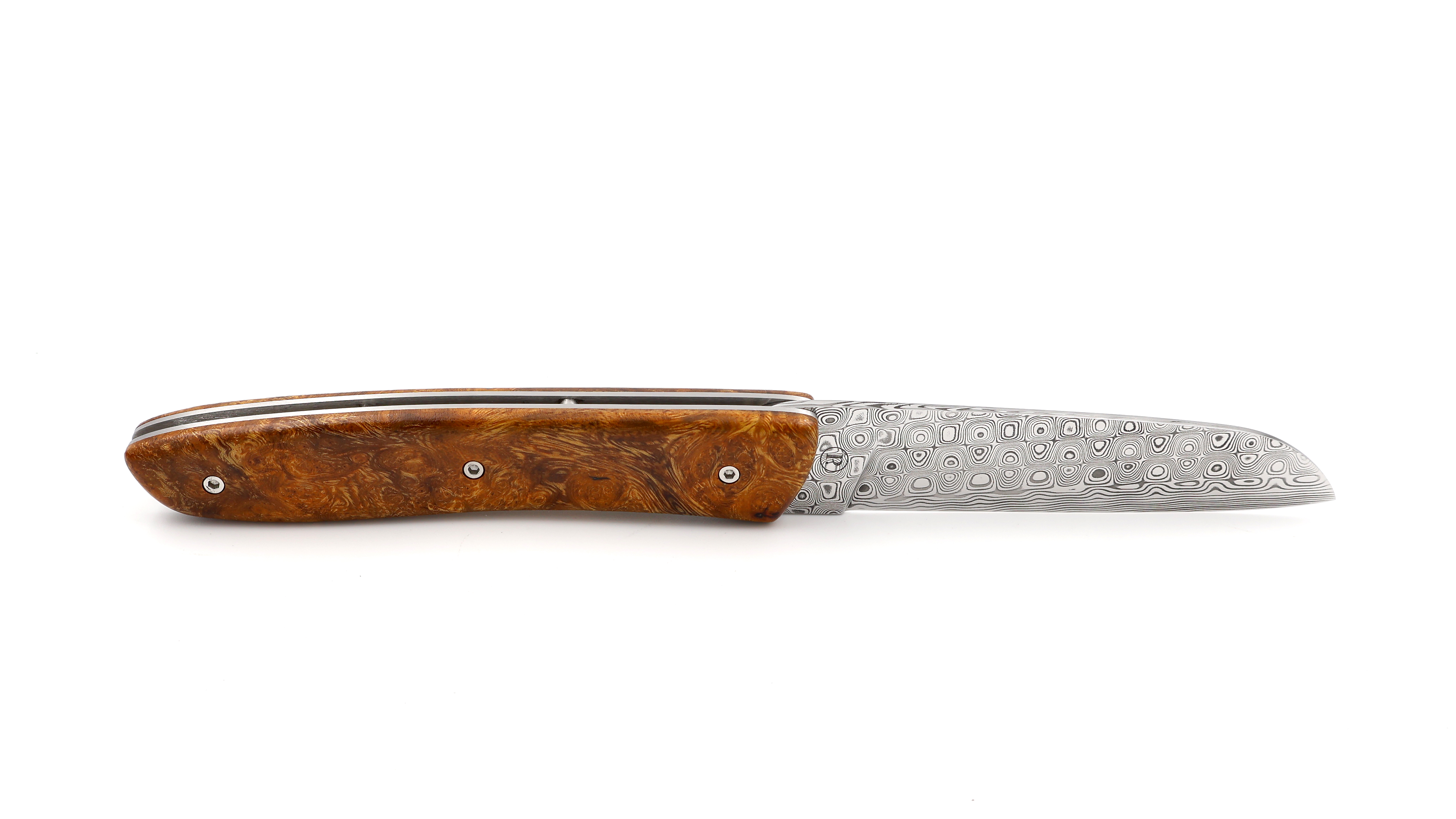 PERCEVAL L08 damascus Iron wood