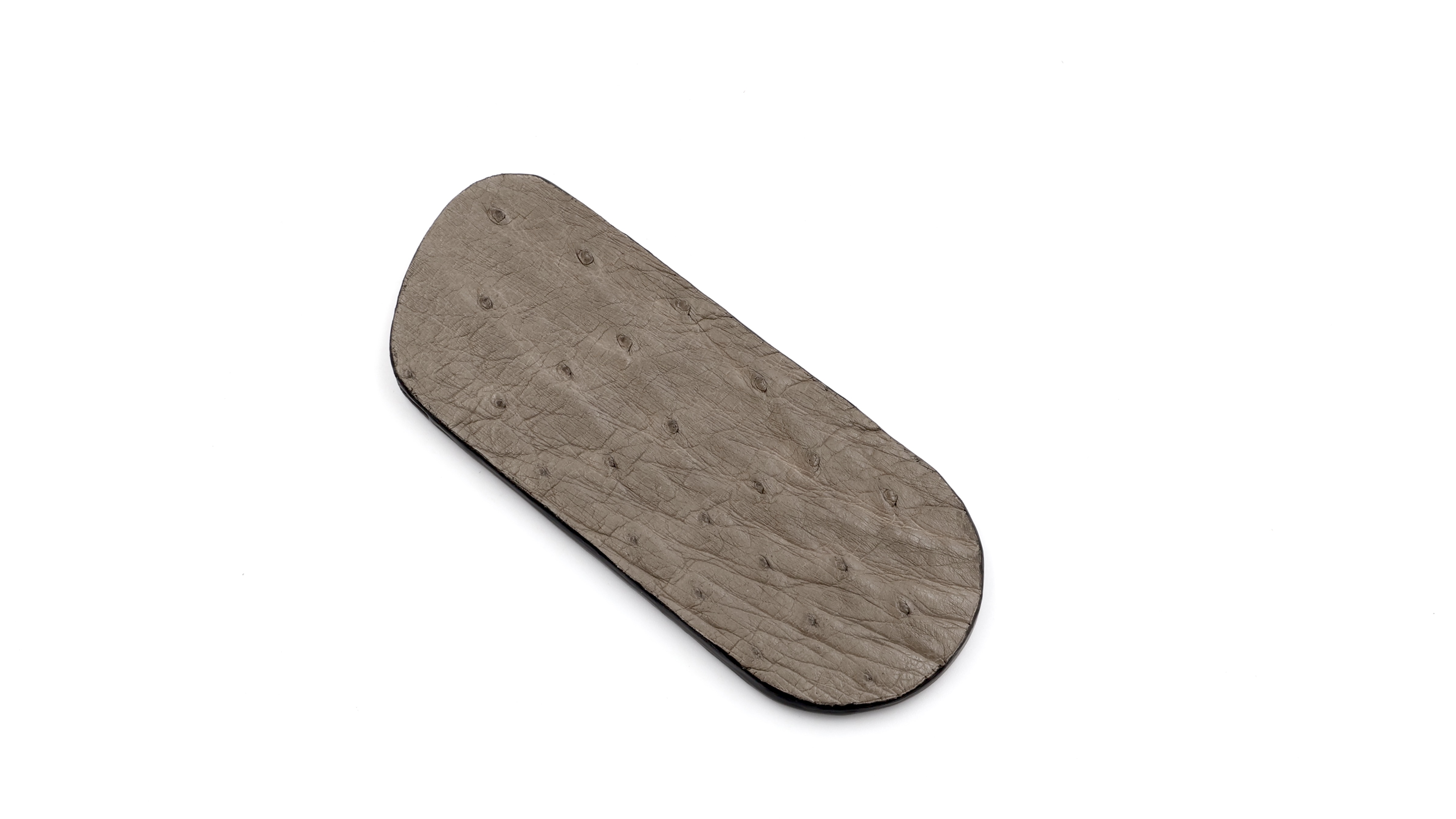 Atelier N°7 ostrichleather grey 14 cm