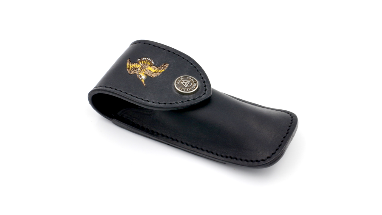 MAX CAPDEBARTHES Gürteletui RANDONNEUR 11 cm ECUSSON- Schnepfe schwarz oder braun 