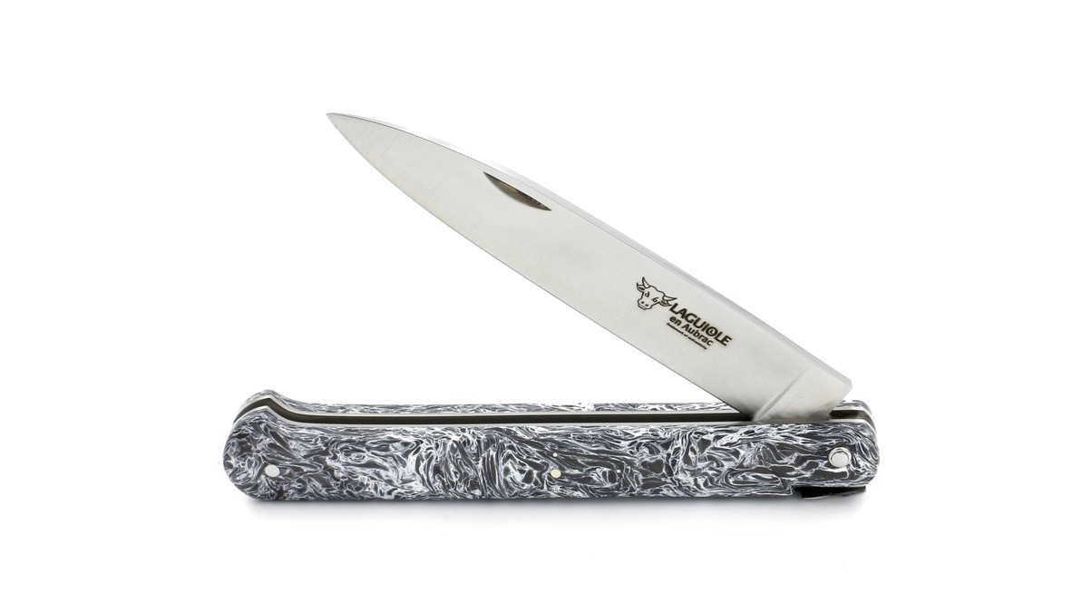Laguiole en Aubrac DROIT unique piece FAT CArbon polaire