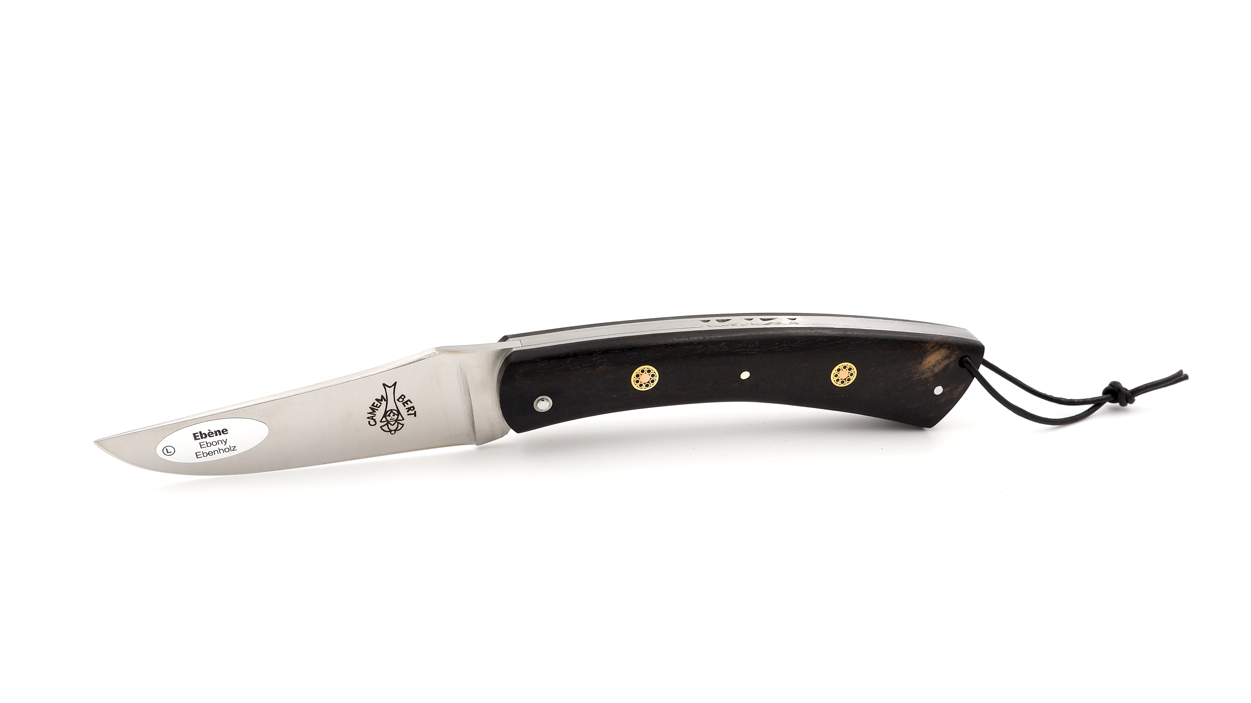 Laguiole en Aubrac CAMEMBERT knife ebony mosaik pins