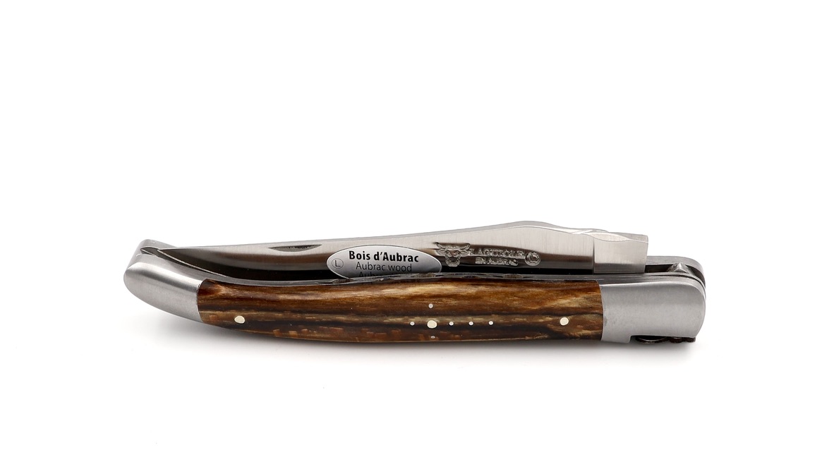 Laguiole en Aubrac Aubrac Holz besondere Biene N°14 Doppelplatine 12 cm