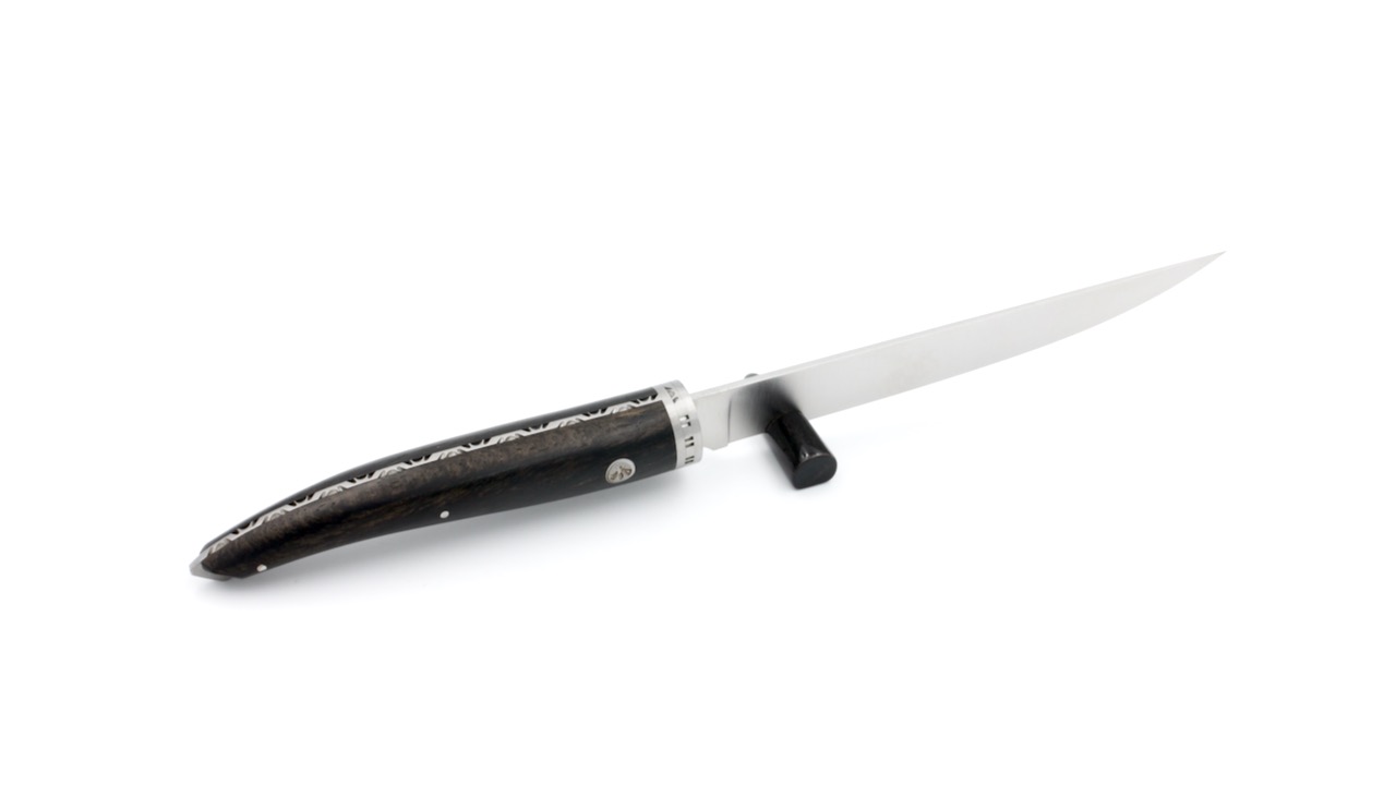 FGO20EBI-HZB1-1 Laguiole en Aubrac filleting knife gourmet ebony 20 cm