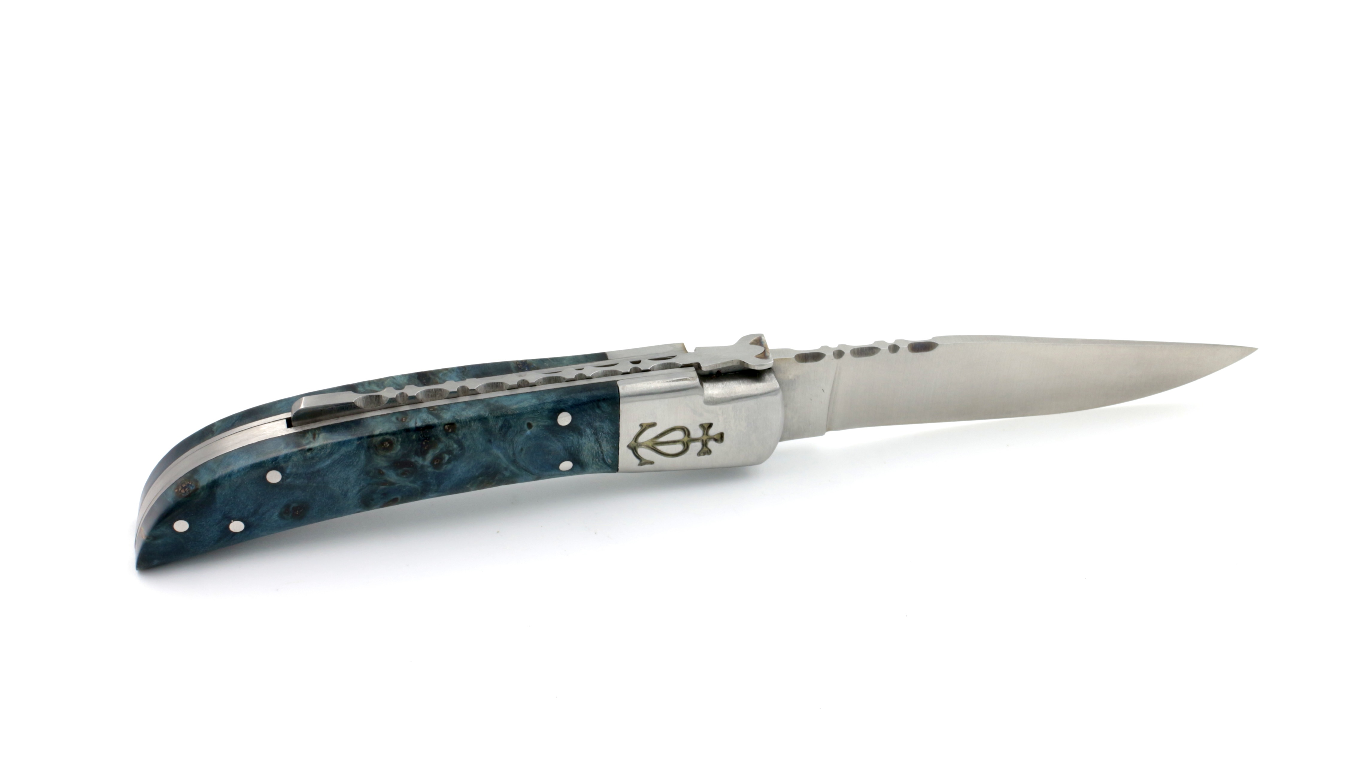 Le Camarguais knife poplar burlwood 12 cm