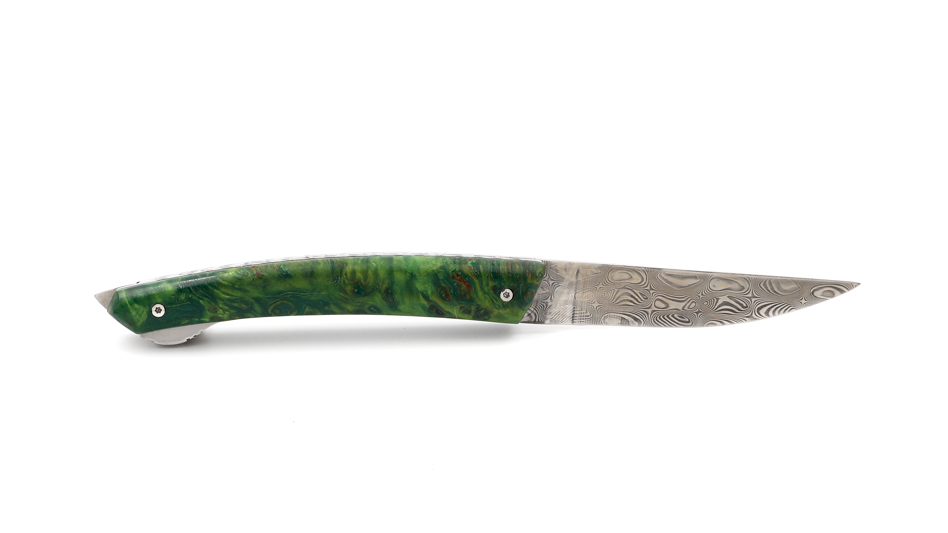 Claude DOZORME Thiers VERROU poplar damascus blade