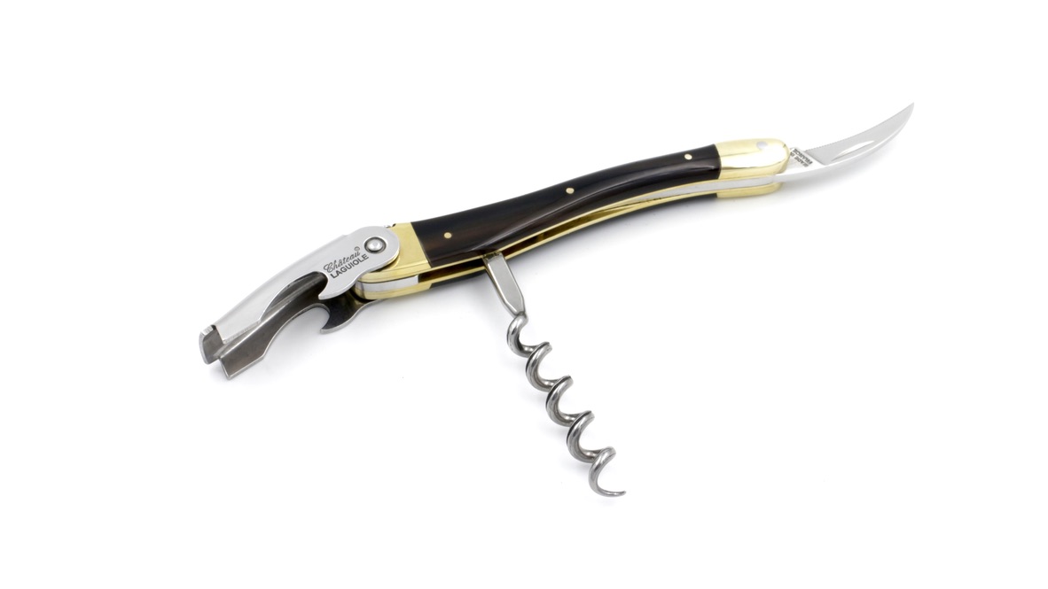 Château Laguiole CLASSIC Sommeliermesser THE FIRST Büffelhorn
