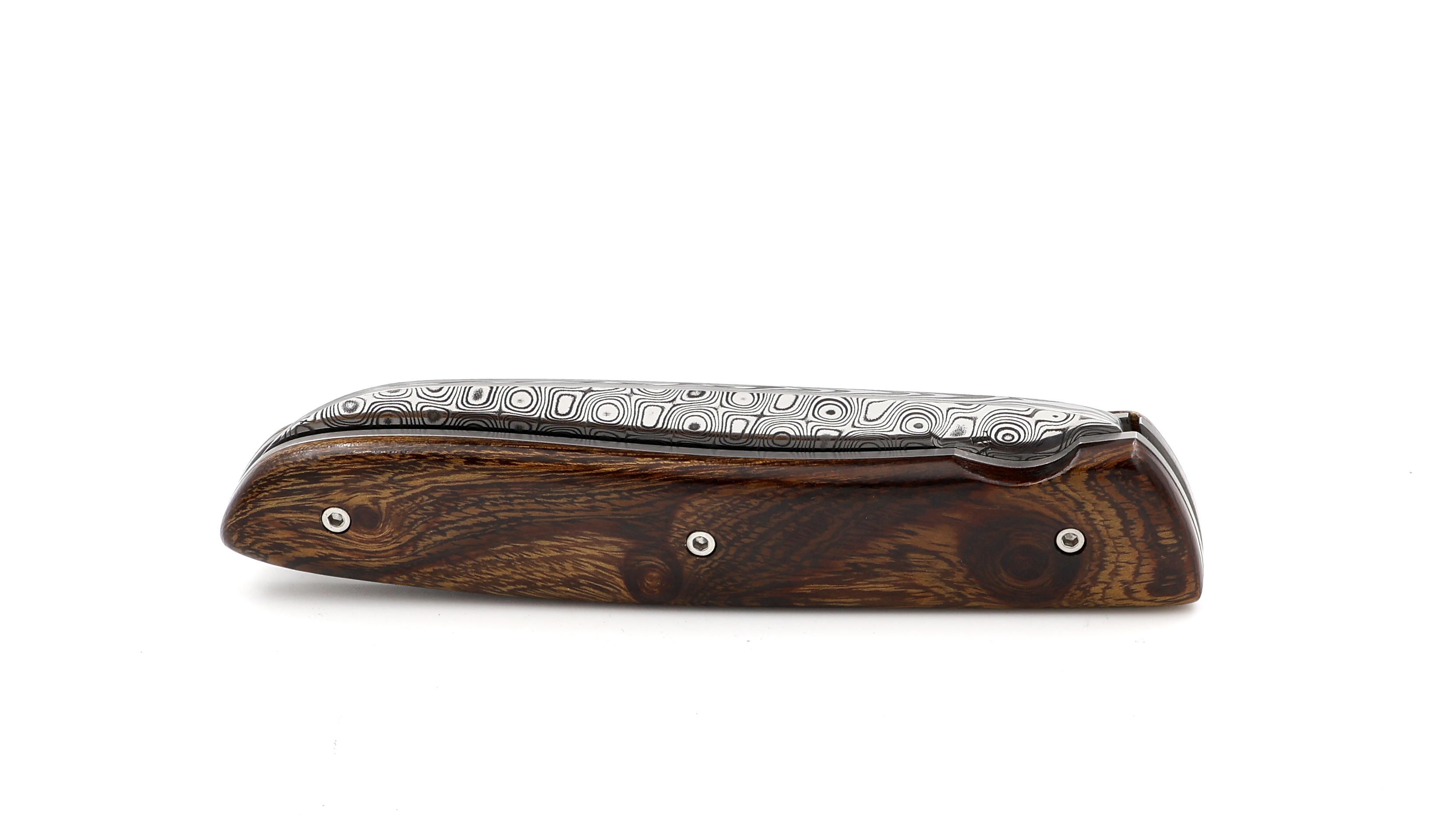 PERCEVAL L08 damascus Iron wood