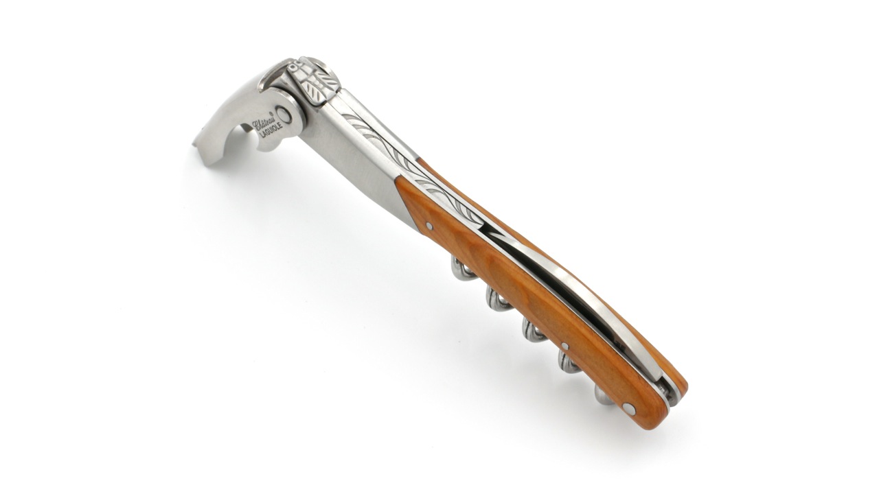 CLVE3031-3 Château Laguiole wine opener GRAND CRU VERSAILLES yew wood