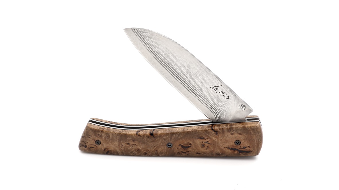 Marie Taillardat Le 1925 philippinische Ebenholzwurzel Suminagashi VG10 Damast