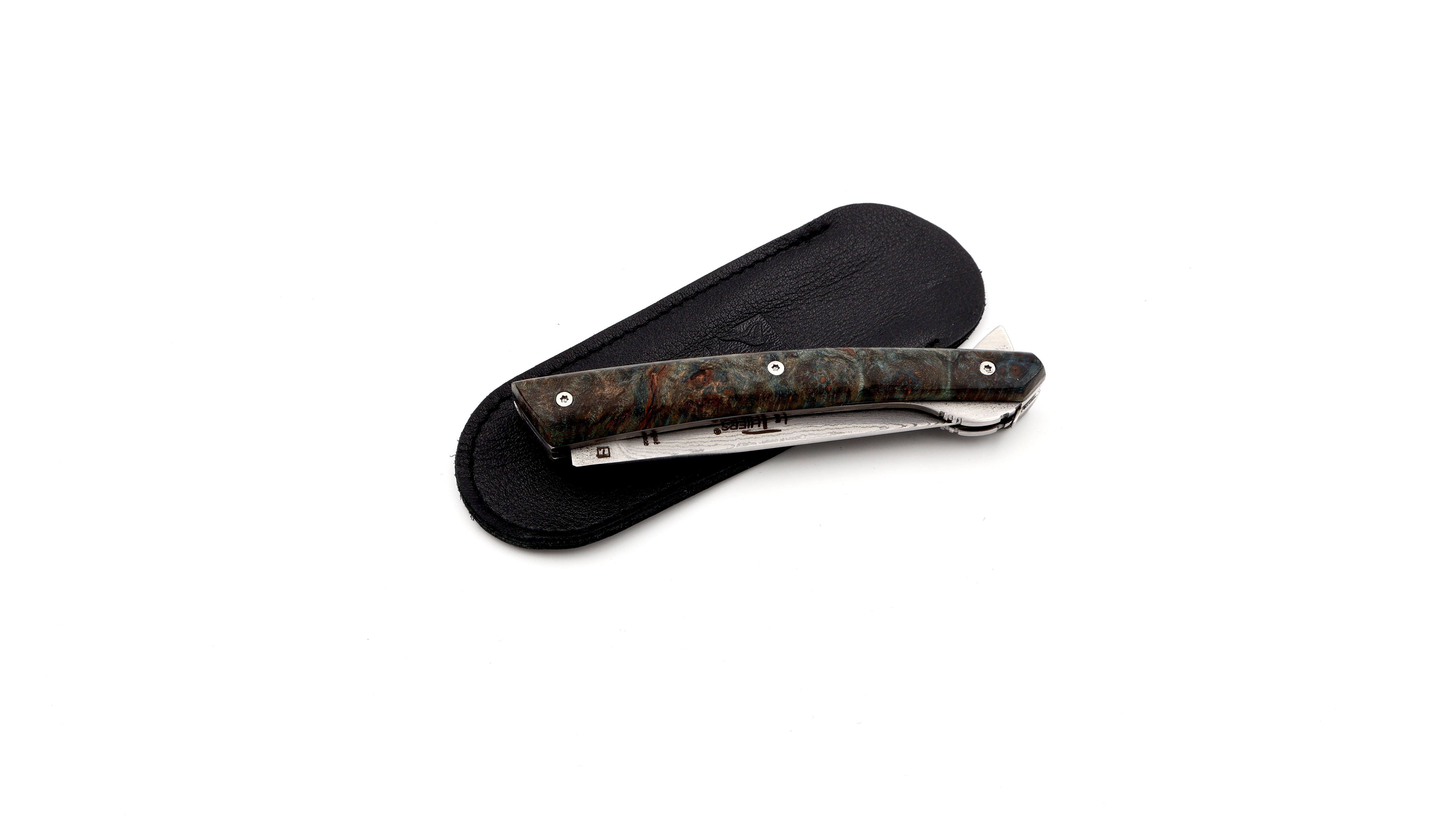 Claude DOZORME Thiers VERROU poplar damascus blade Claude DOZORME Thiers VERROU poplar damascus blade