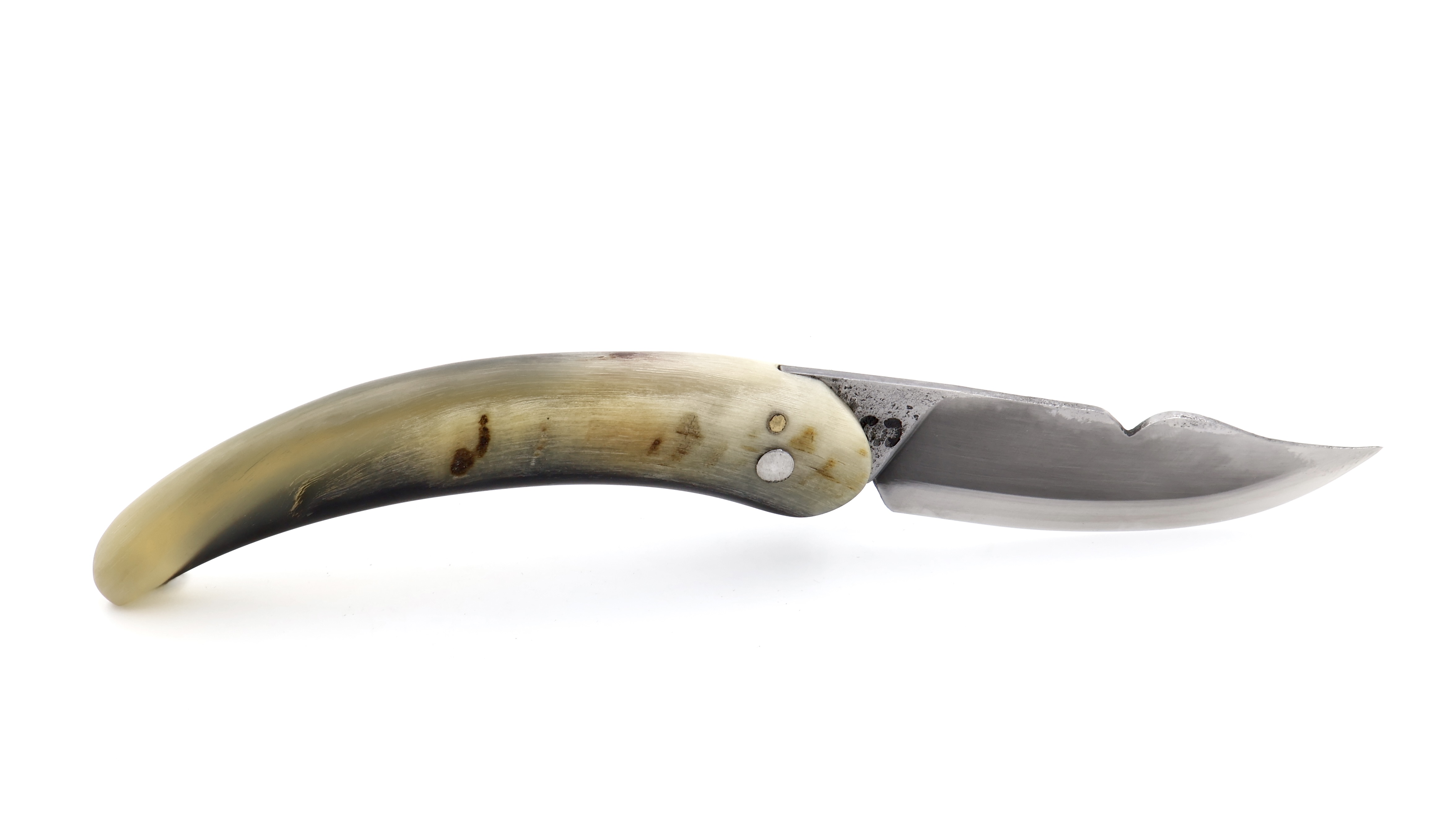 Coutellerie du Lotus Cornicciolu Widderhorn matt korsisches Hirtenmesser 12,5 cm  
