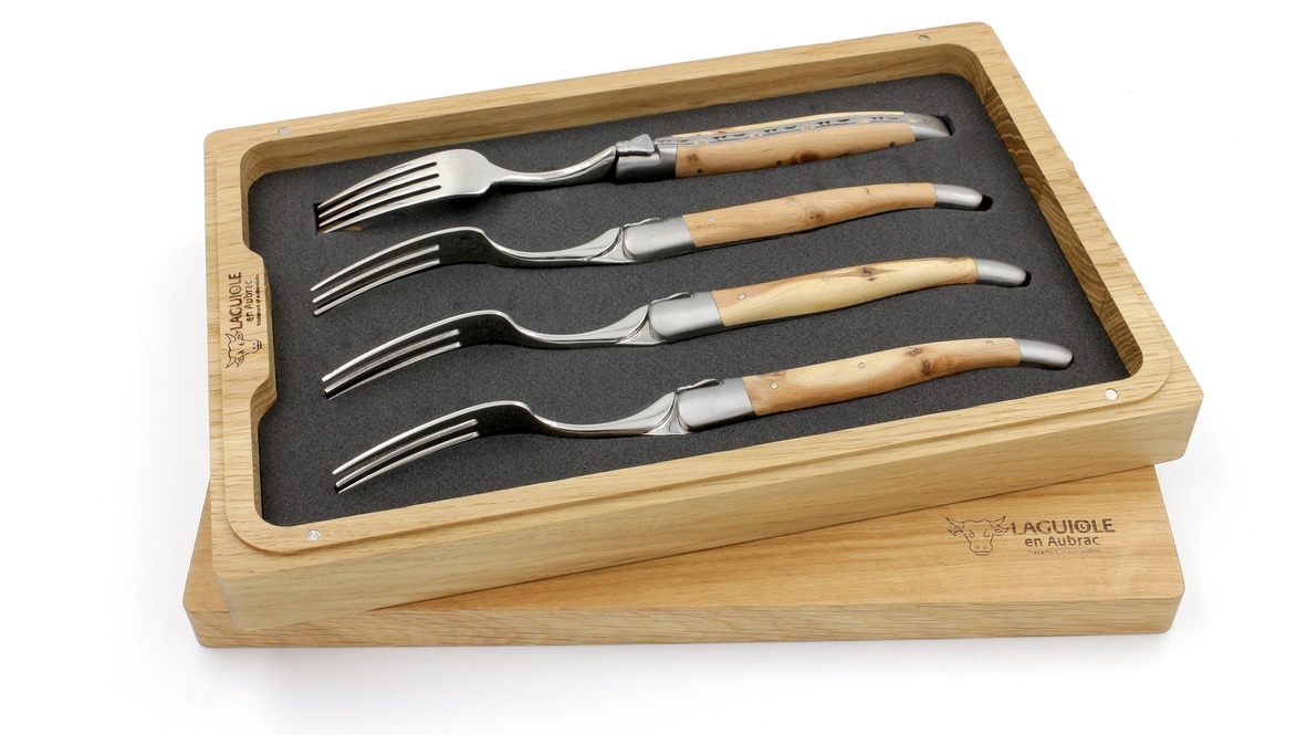 Laguiole en Aubrac Laguiole forks Juniper