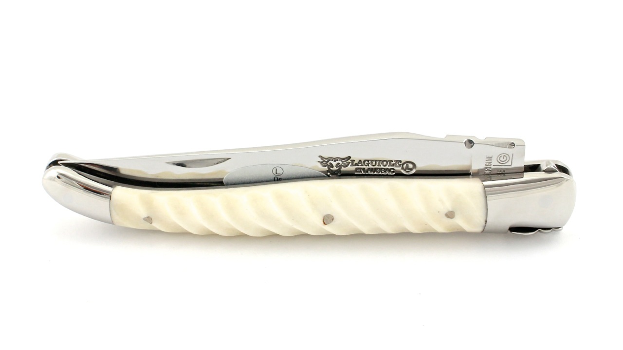Laguiole en Aubrac Torsadé Knochen 12 cm