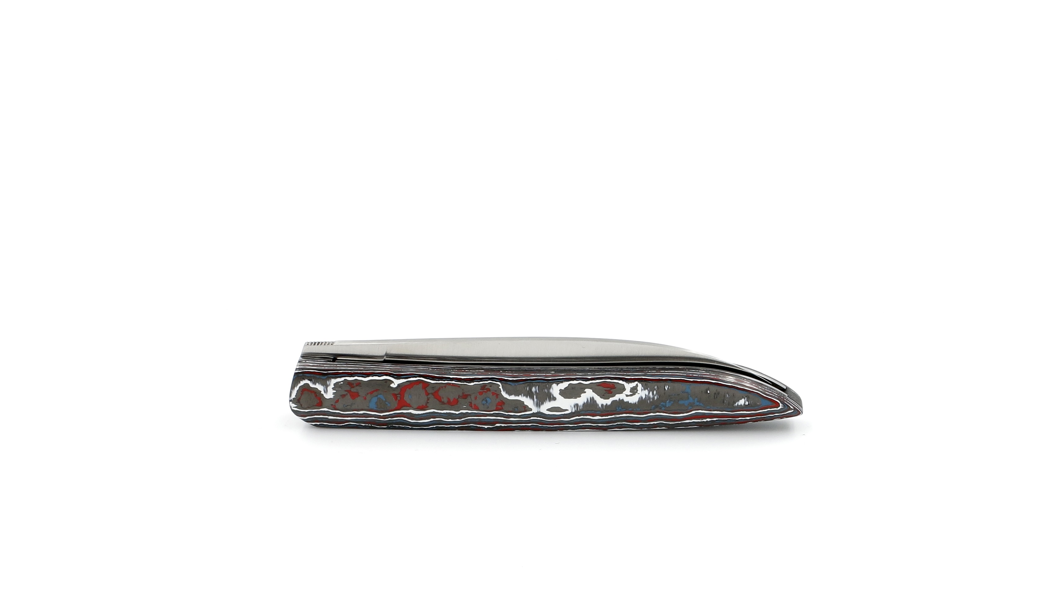 Roland LANNIER folding knife Why so serious? NEBULA