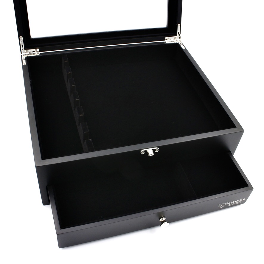 Laguiole en Aubrac Holzschatulle für Sammler 30 x 25 x 11,5 cm