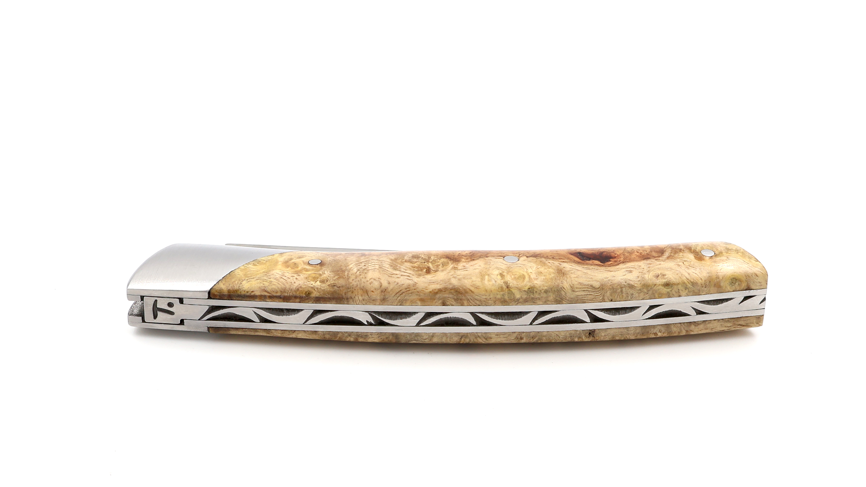 Chambriard Thiers knife COMPAGNON amboina burl