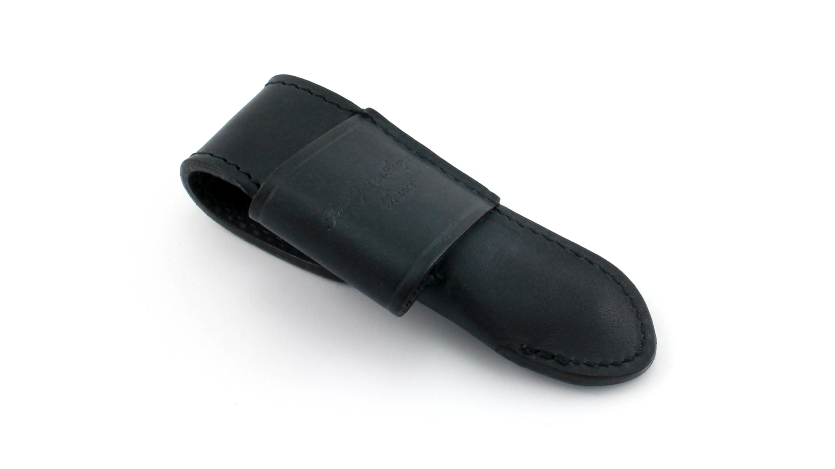 Laguiole-Tradition-9-10cm-noir-hinten Laguiole Tradition Gürteletui Max Capdabarthes 9/10 cm