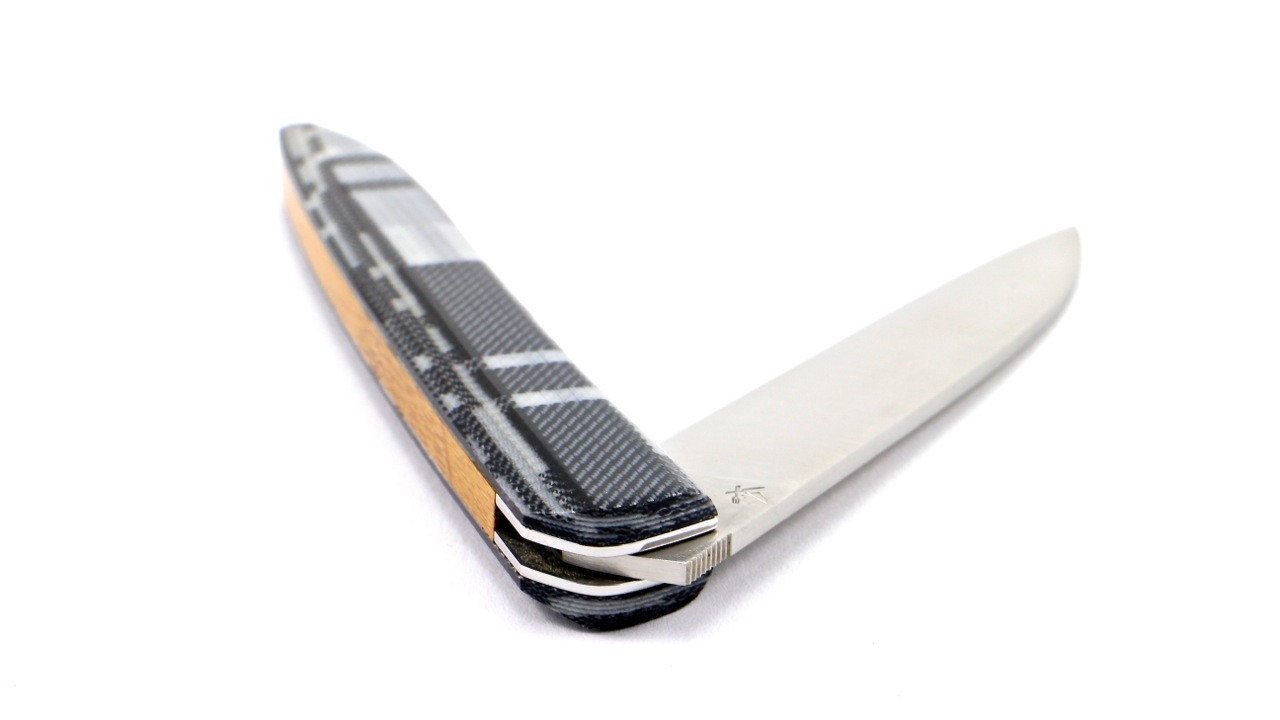 Roland LANNIER knife folding knife Why so serious? SKA