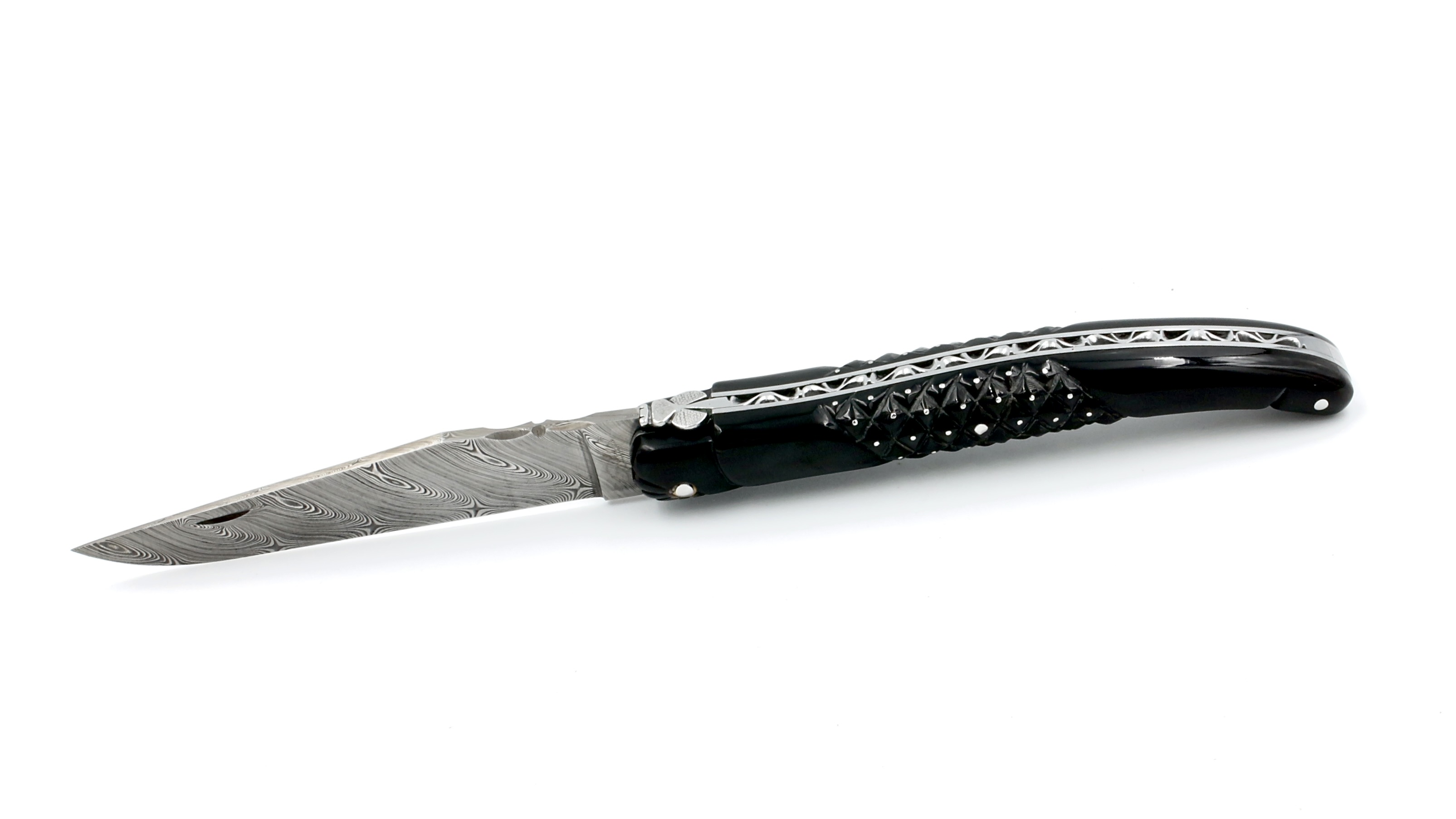 Fontenille Pataud Laguiole AIGUILLES (Needles) Sculpture buffalo horn  12 cm