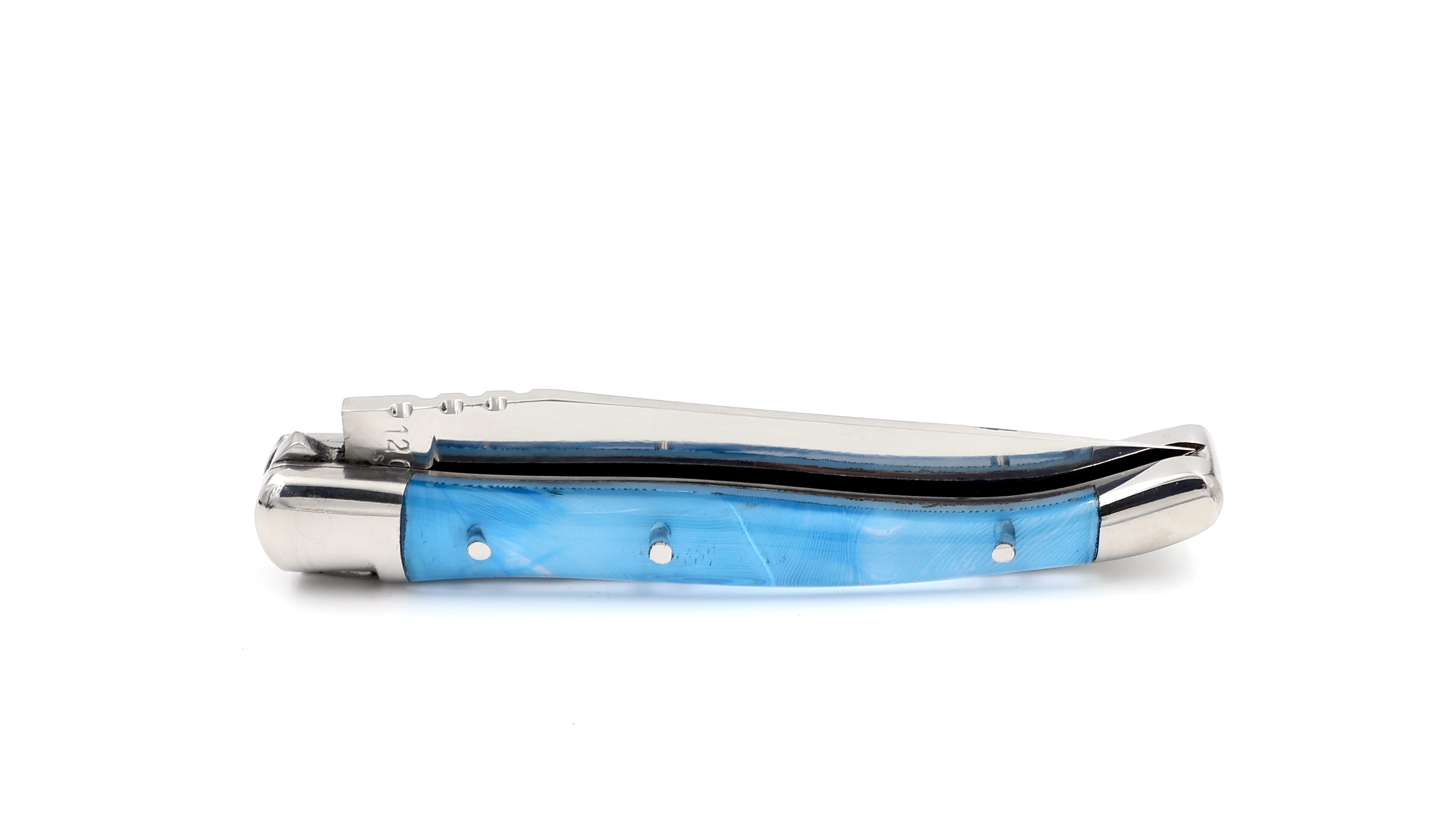 AU SABOT Laguiole Messer Feder türkis 10 cm 