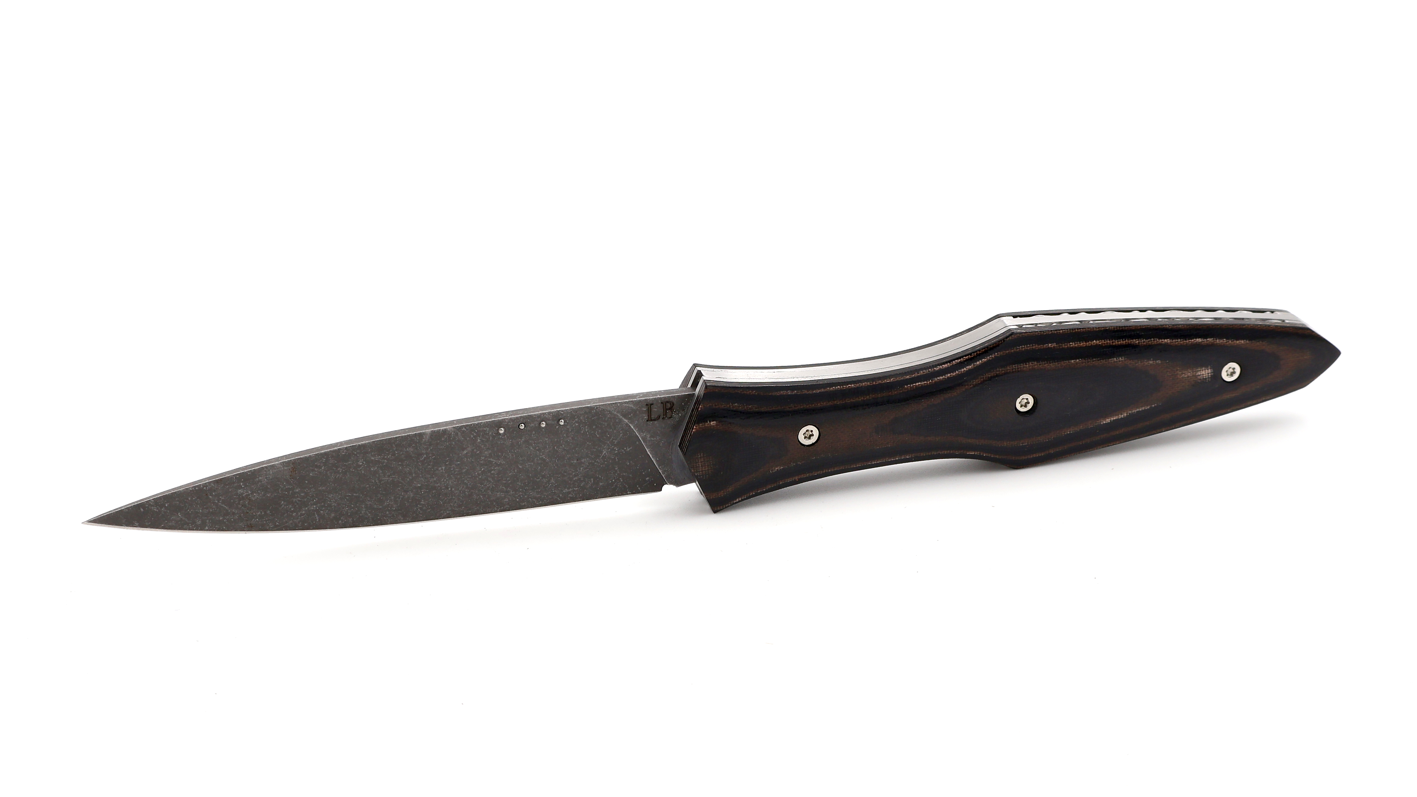 Laraud Blades MagnaPinna micarta stonewashed blade