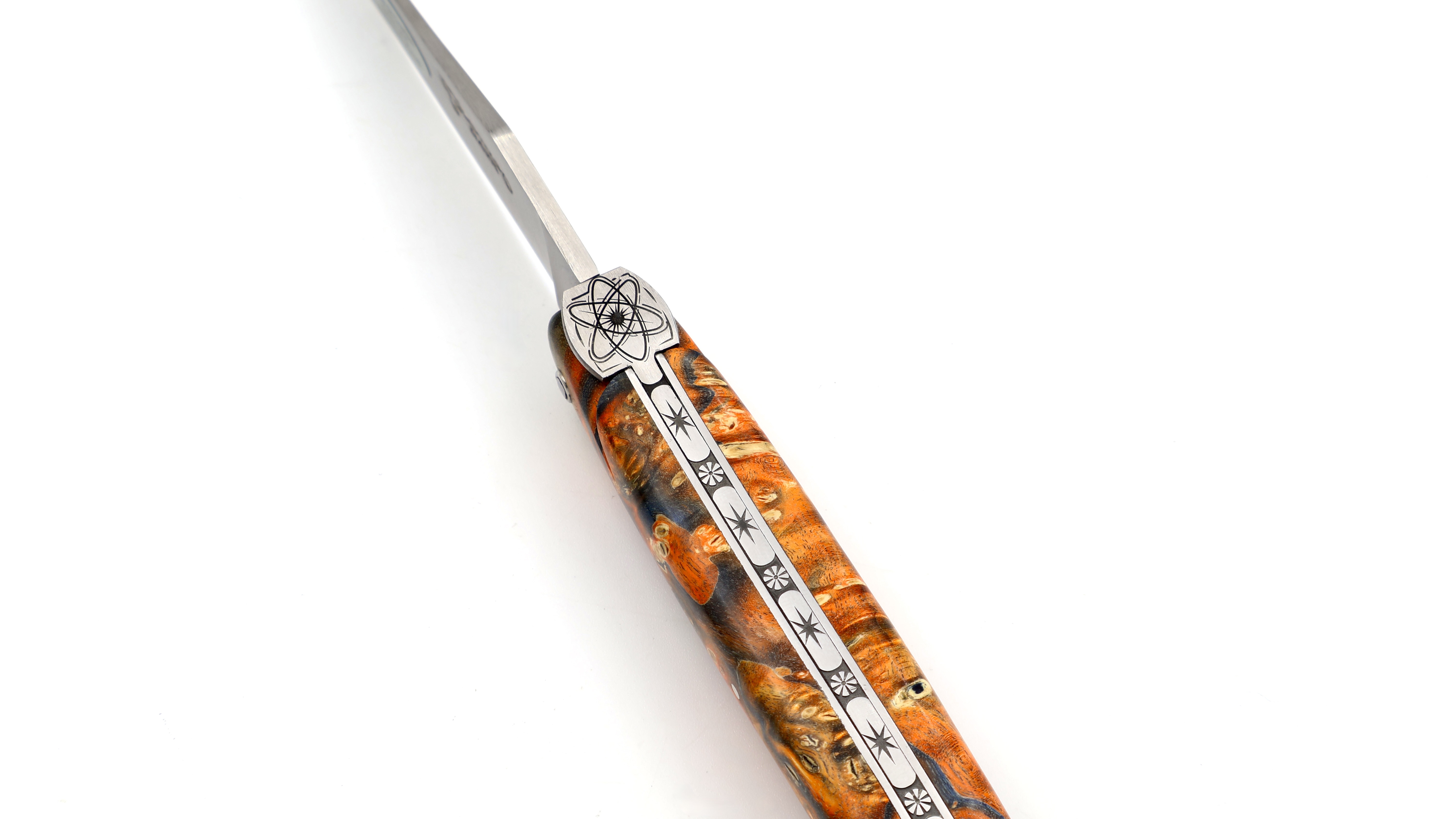 Laguiole en Aubrac Laguiole elder burl with Big Bang bee 12 cm