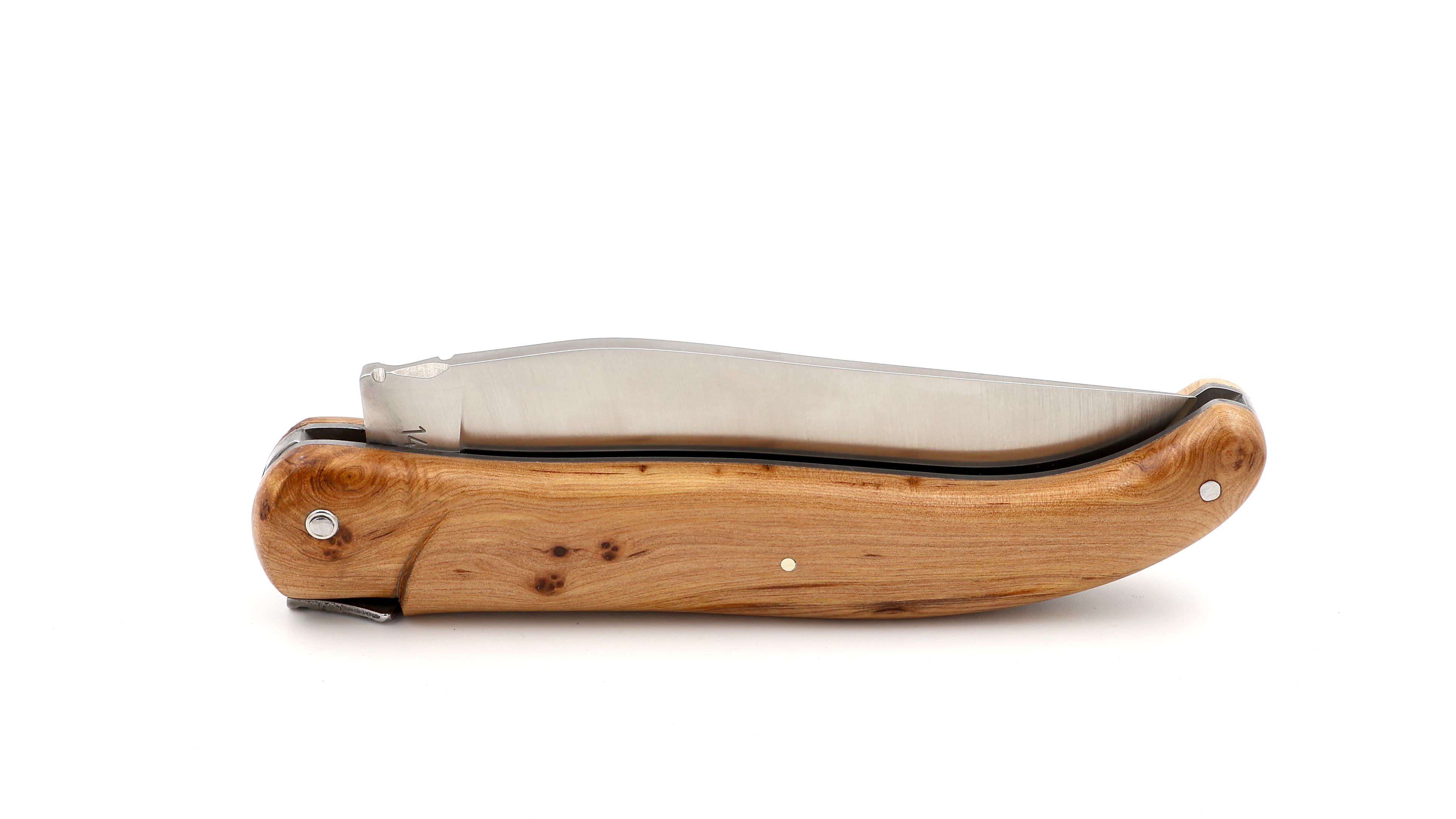 Laguiole en Aubrac Laguiole hunting knife 14 cm juniper wood